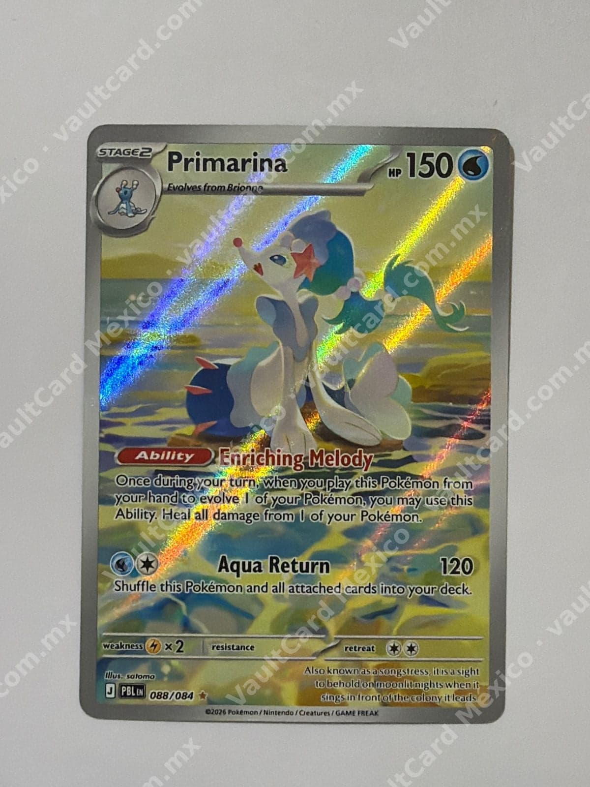 Primarina 088/084 - (PBL) Inglés - Illustration Rare