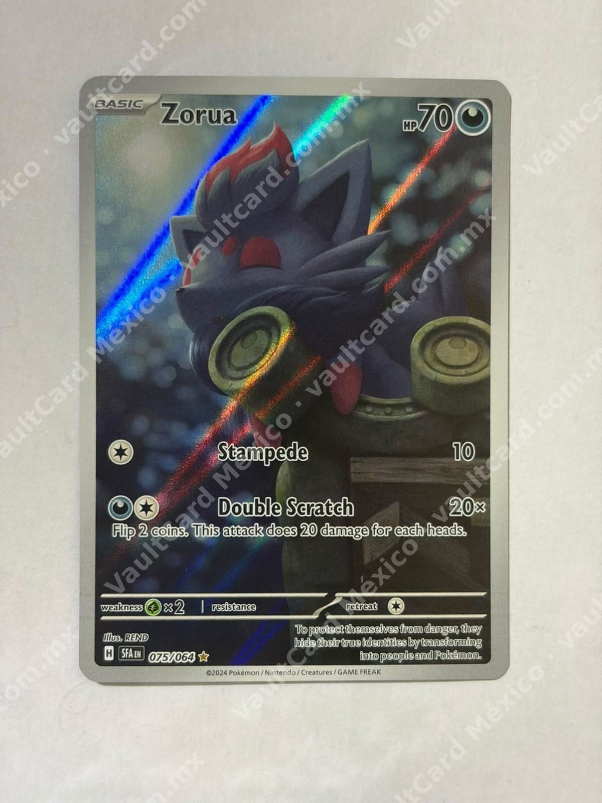 Zorua 075/064 - Shrouded Fable (SFA) Inglés - Illustration Rare
