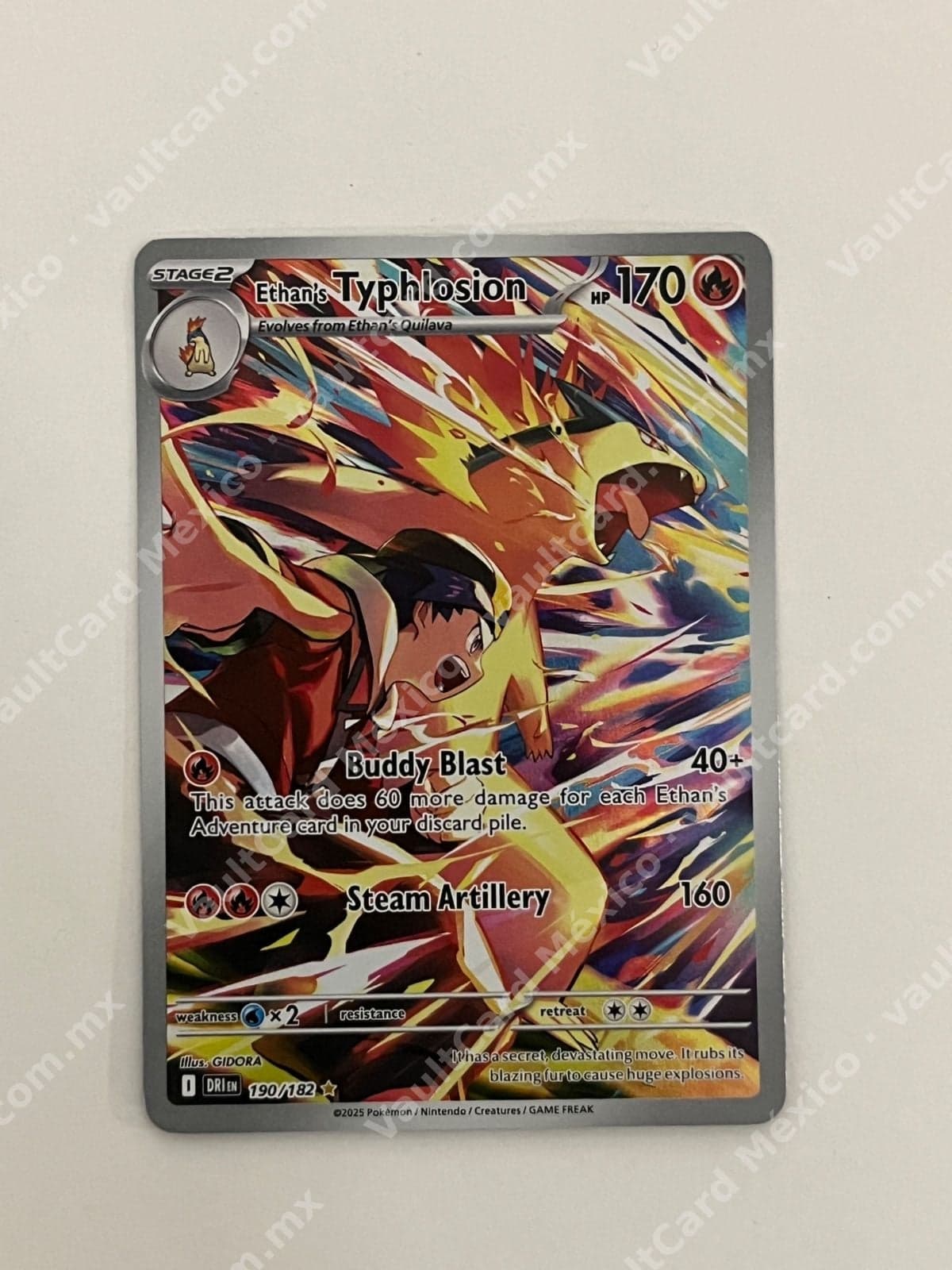Ethan's Typhlosion 190/182 - (DRI) Inglés