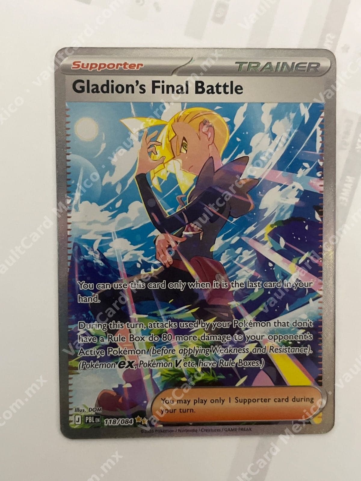Gladion's Final Battle 118/084 - Paradox Rift (PBL) Inglés SIR