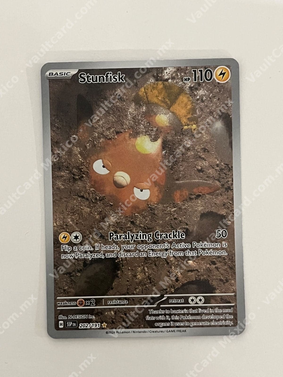 Stunfisk 202/191 - Surging Sparks (SSP) Inglés - Illustration Rare