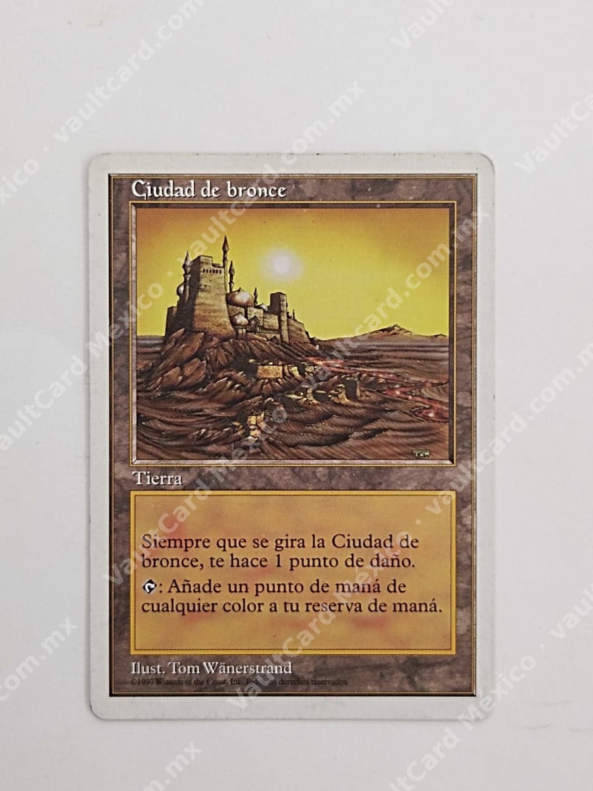 Ciudad de bronce - Magic The Gathering en Español (Tierra) 1997