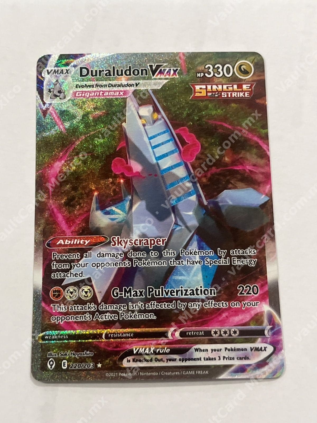 Duraludon VMAX 220/203 - Evolving Skies (EVS) Inglés Alt Art