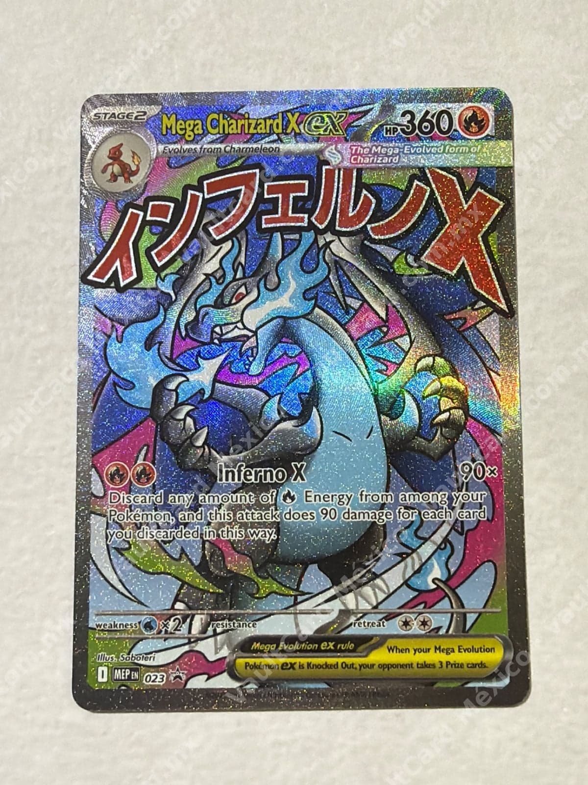 Mega Charizard X ex 023 - Promo (MEP) Inglés