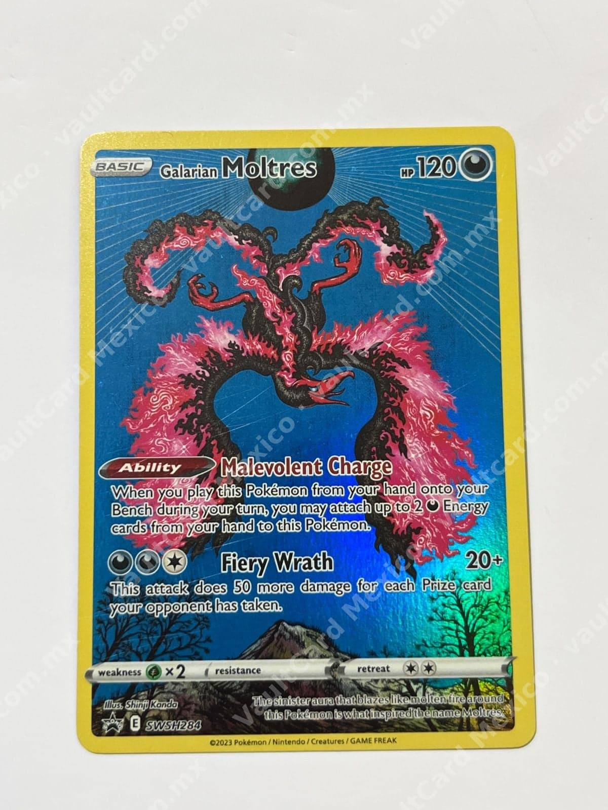 Galarian Moltres SWSH284 - Promo Black Star Inglés