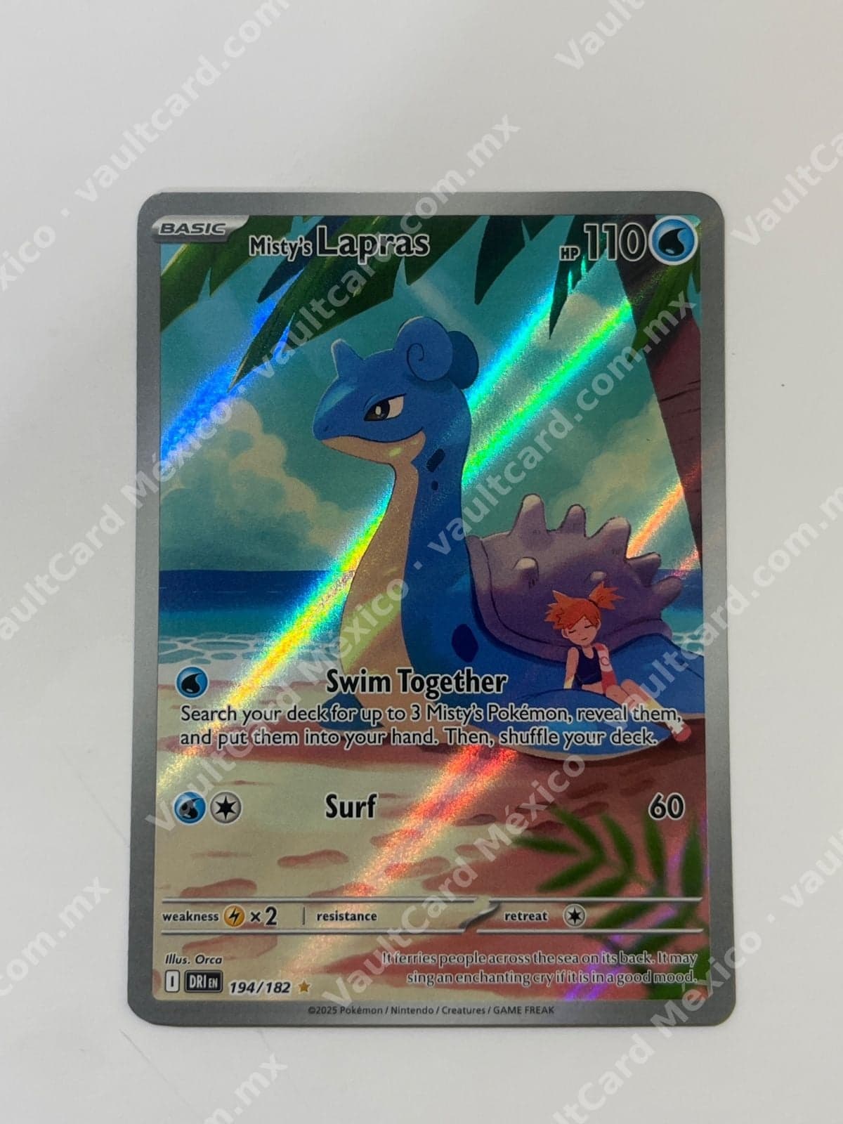 Misty's Lapras 194/182 - (DRI) Inglés Illustration Rare