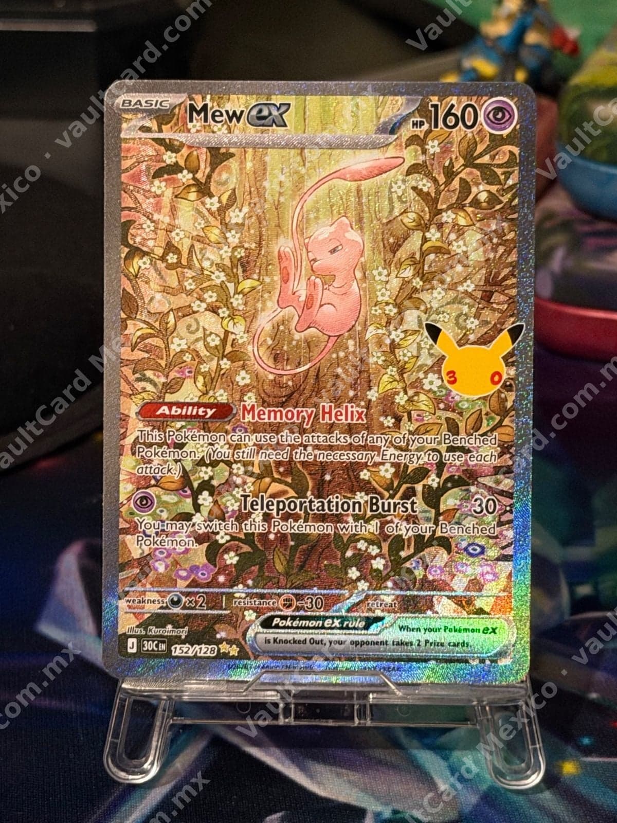 Mew ex 152/128 - Celebraciones 30 Aniversario (30C) Inglés