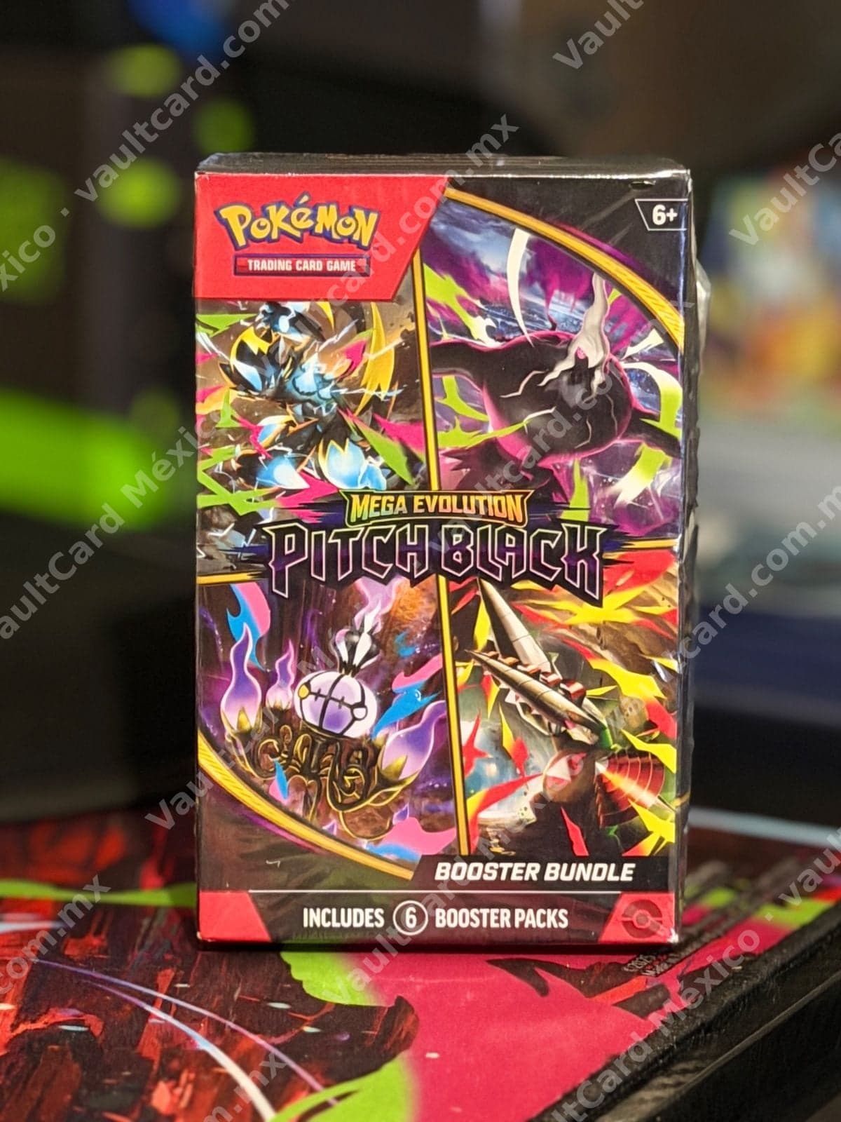 Pokémon TCG Mega Evolution Pitch Black Booster Bundle - Inglés (6 Sobres)