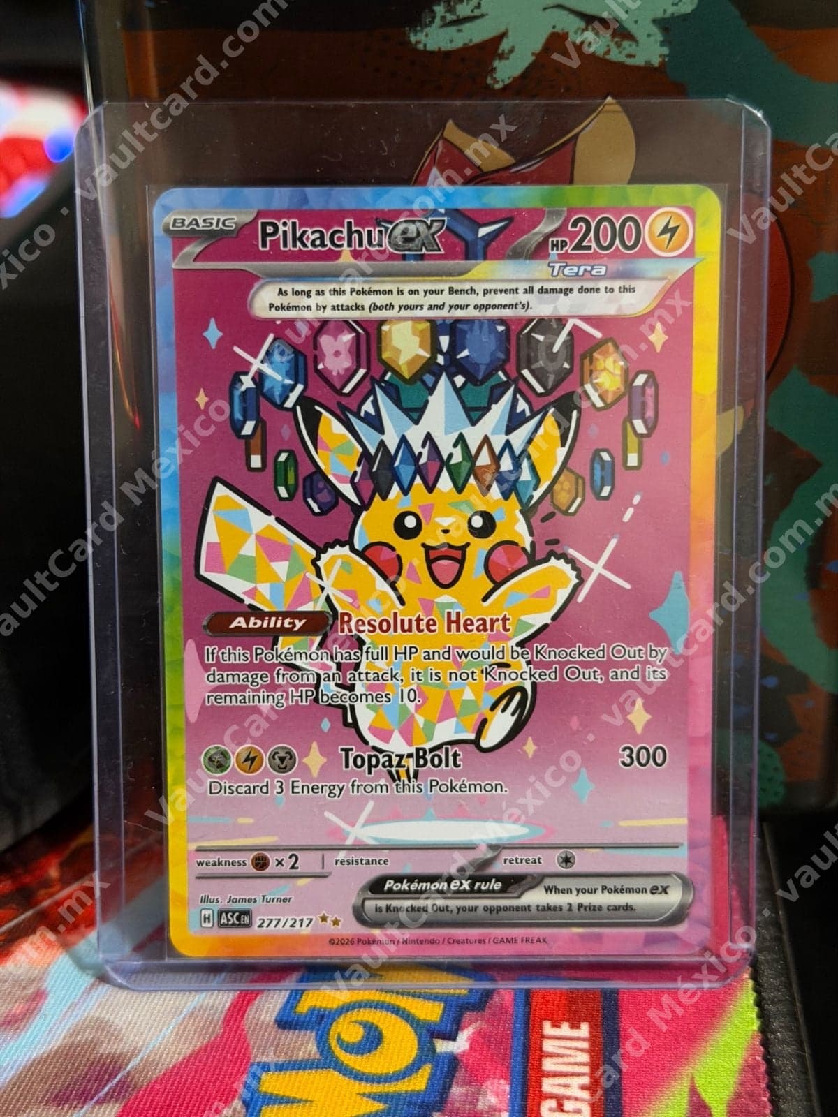 Pikachu ex 277/217 - (ASC) Inglés - Special Illustration Rare