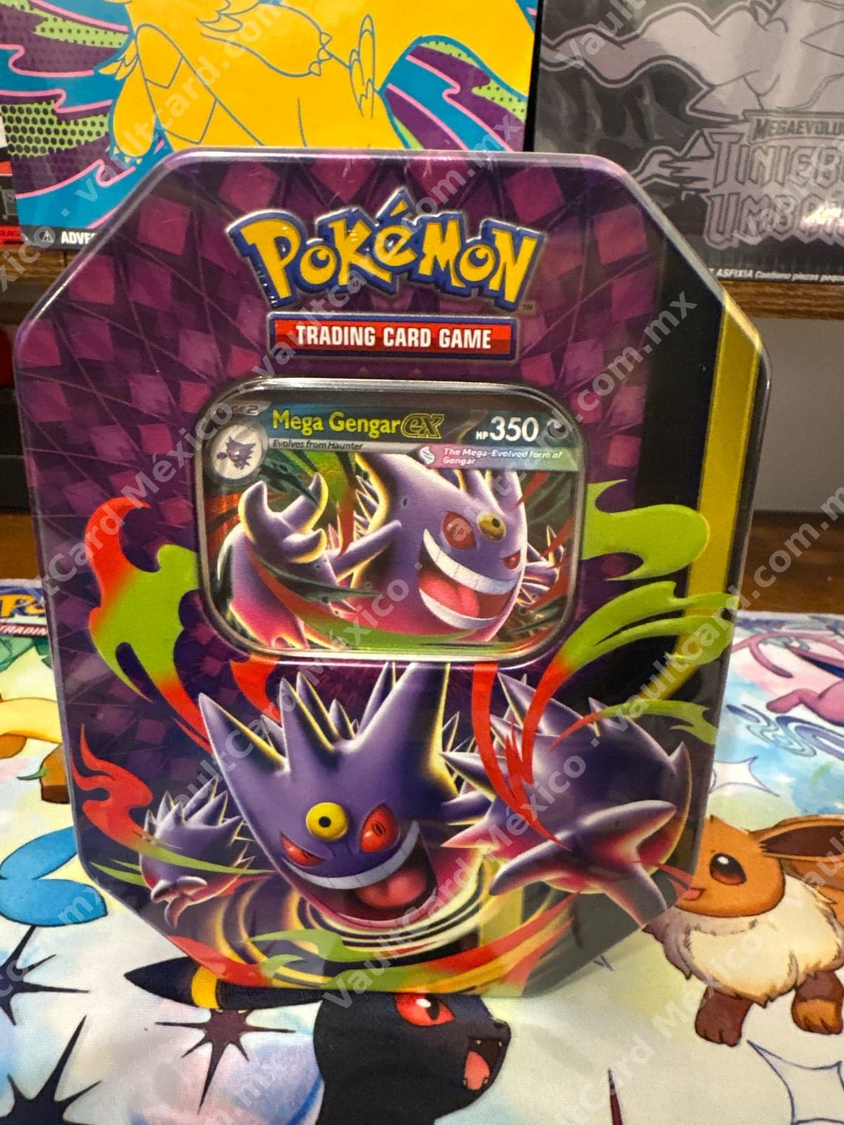 Lata Pokémon TCG Mega Gengar ex - Tin Sellada Inglés