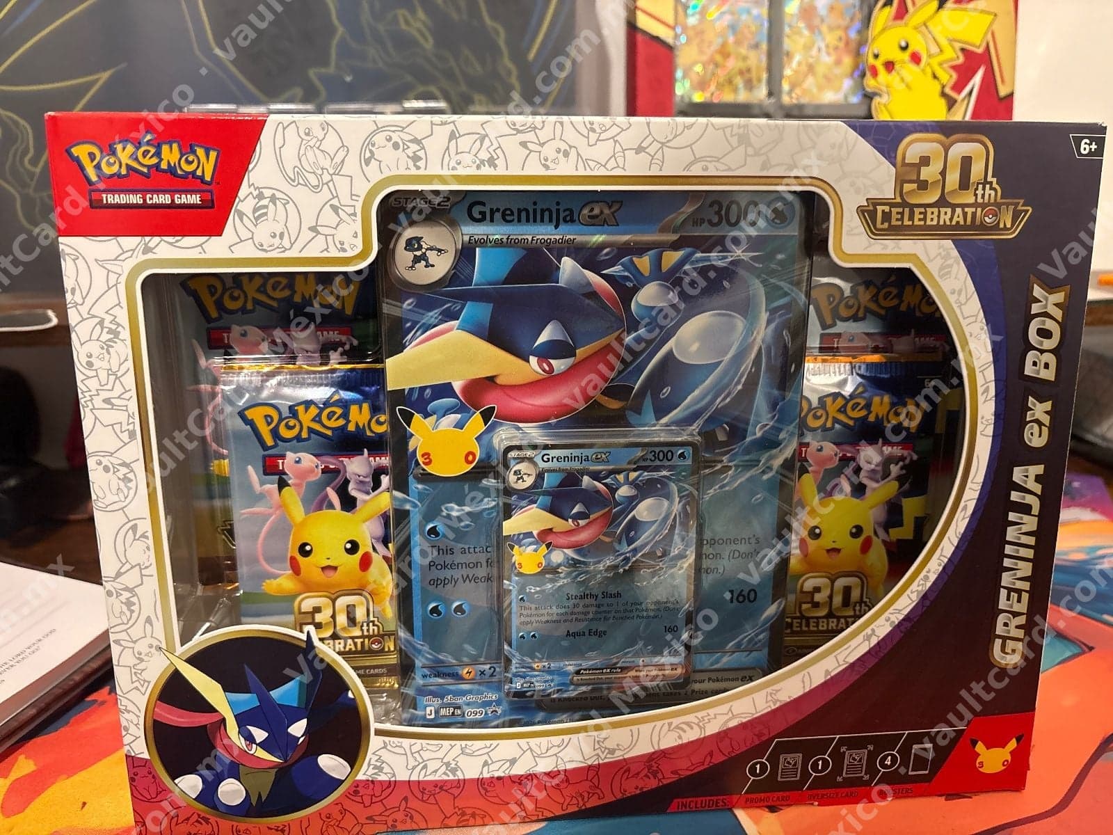 Greninja ex Box - Pokémon 30th Celebration Inglés (Sellado)