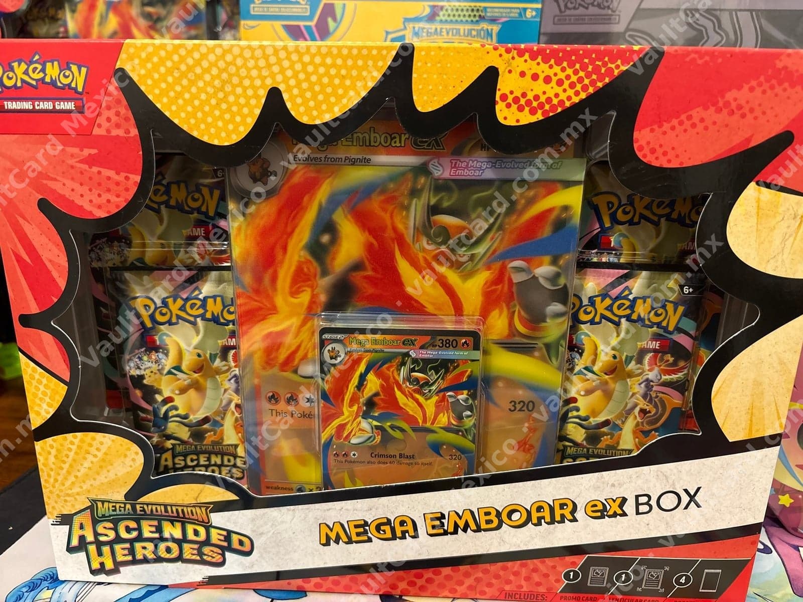 Mega Emboar ex Box - Mega Evolution Ascended Heroes (ASC) Inglés Sellado