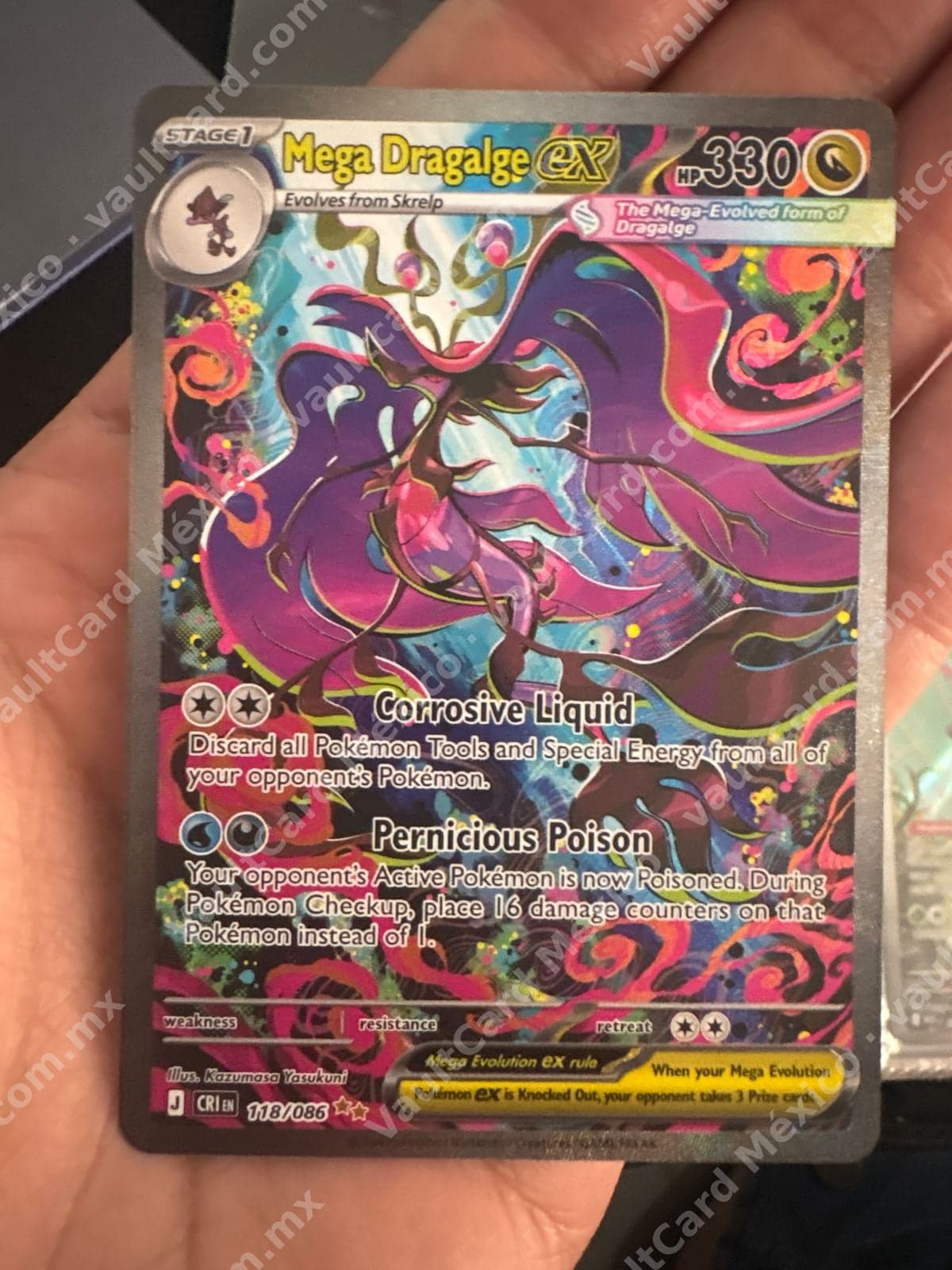 Mega Dragalge ex 118/086 - (CRI) Inglés - Special Illustration Rare