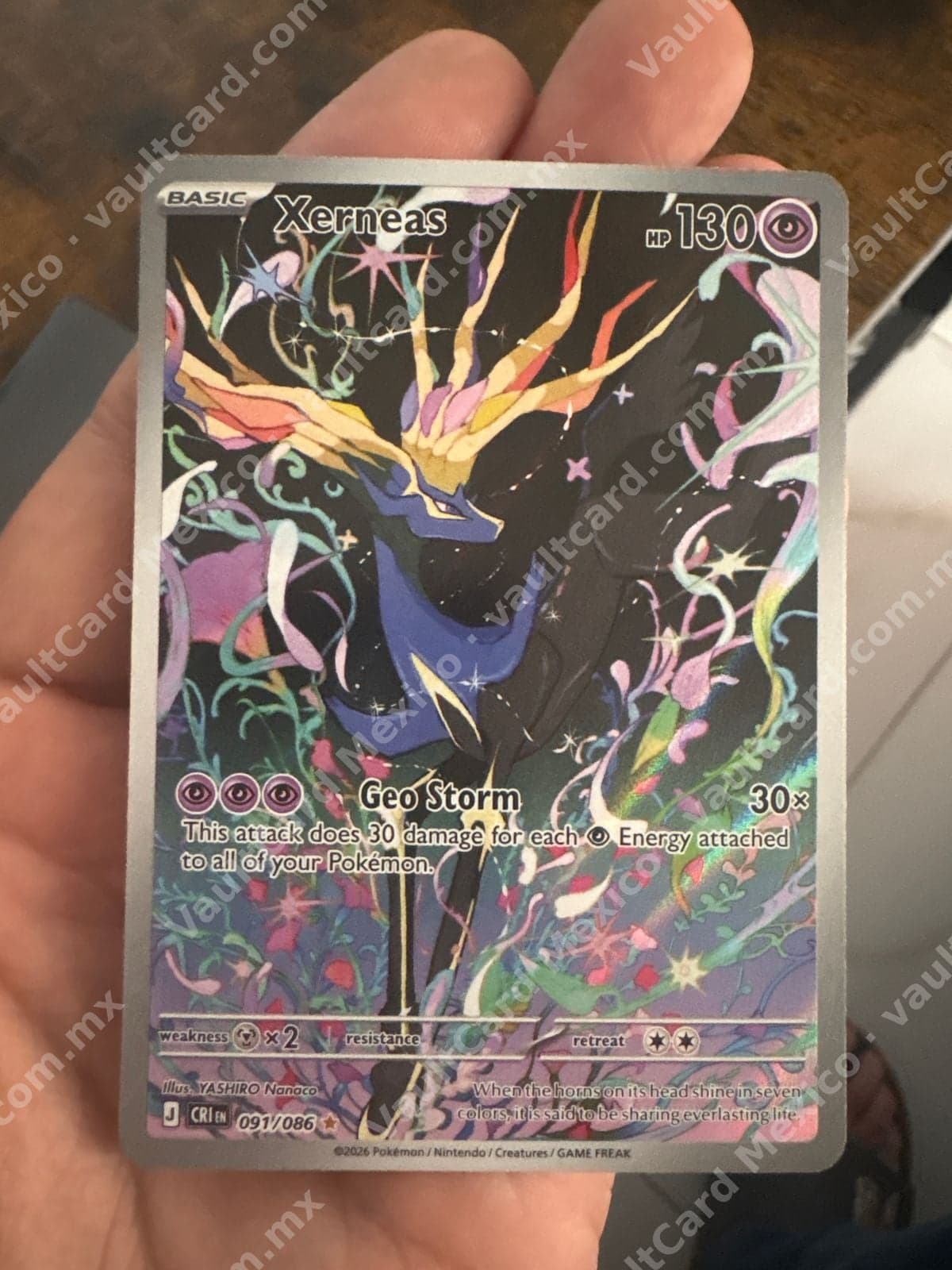 Xerneas 091/086 - (CRI) Inglés - Illustration Rare