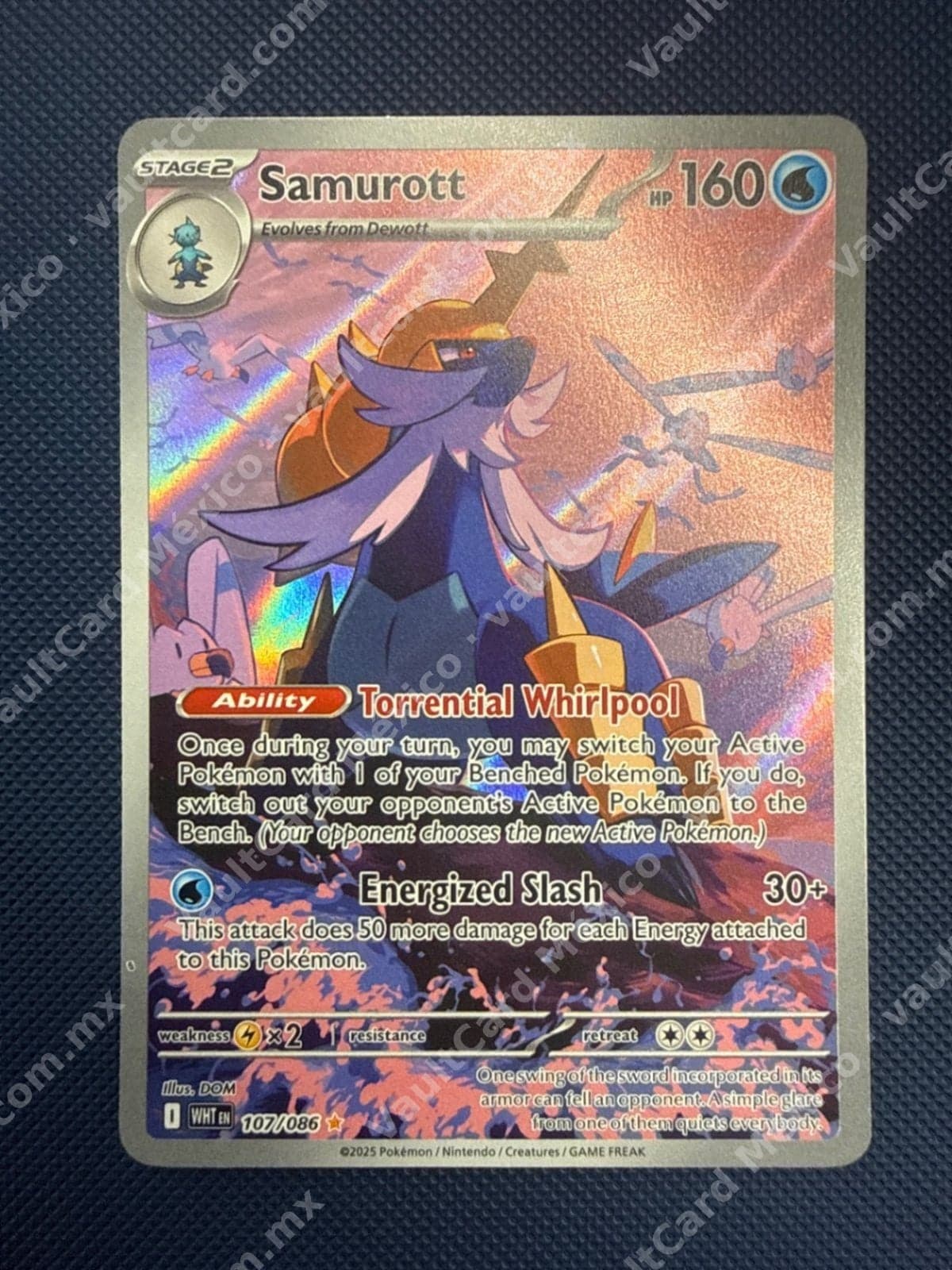 Samurott 107/086 (WHT) Inglés - Illustration Rare