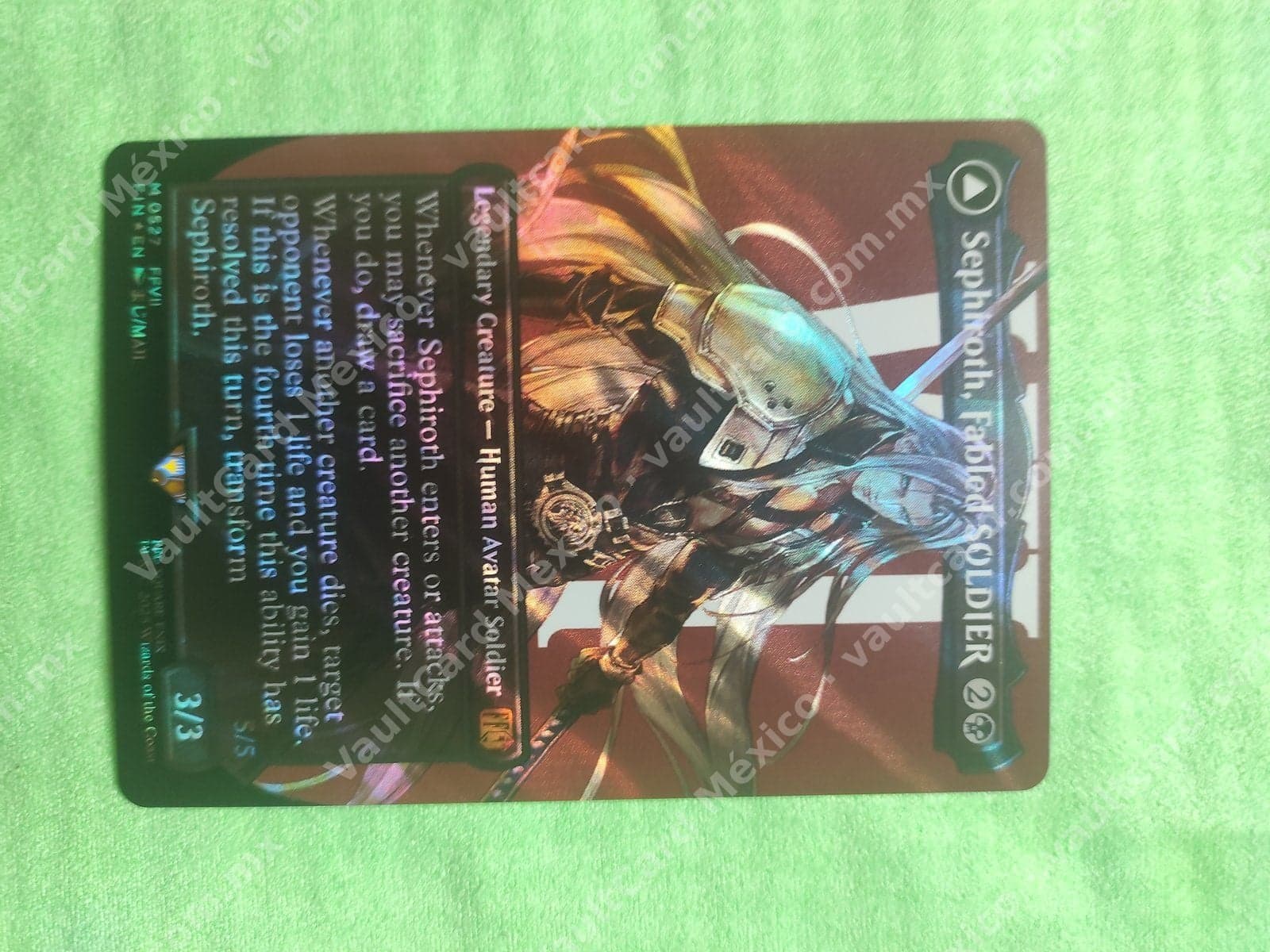 Sephiroth, Fabled SOLDIER #0527 - Final Fantasy (FIN) Foil Borderless - Inglés