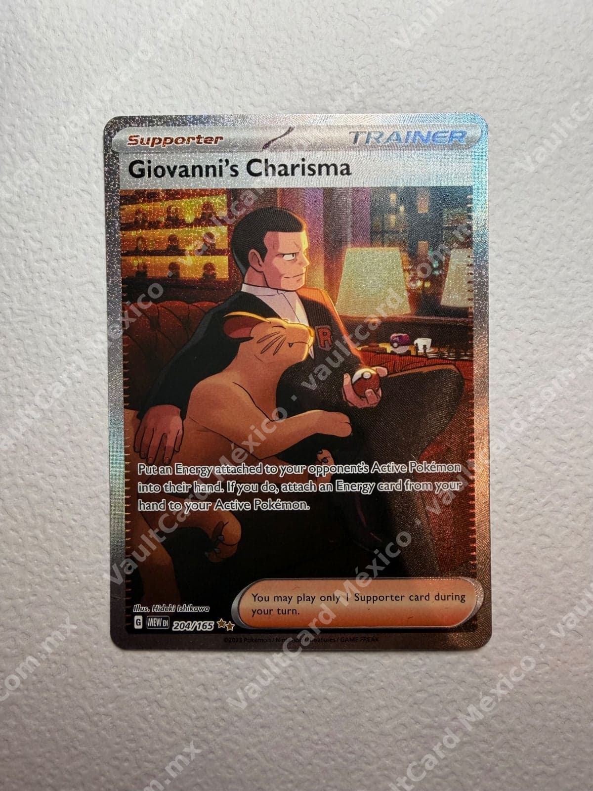 Giovanni’s Charisma 204/165 SIR – Pokémon 151 – Inglés