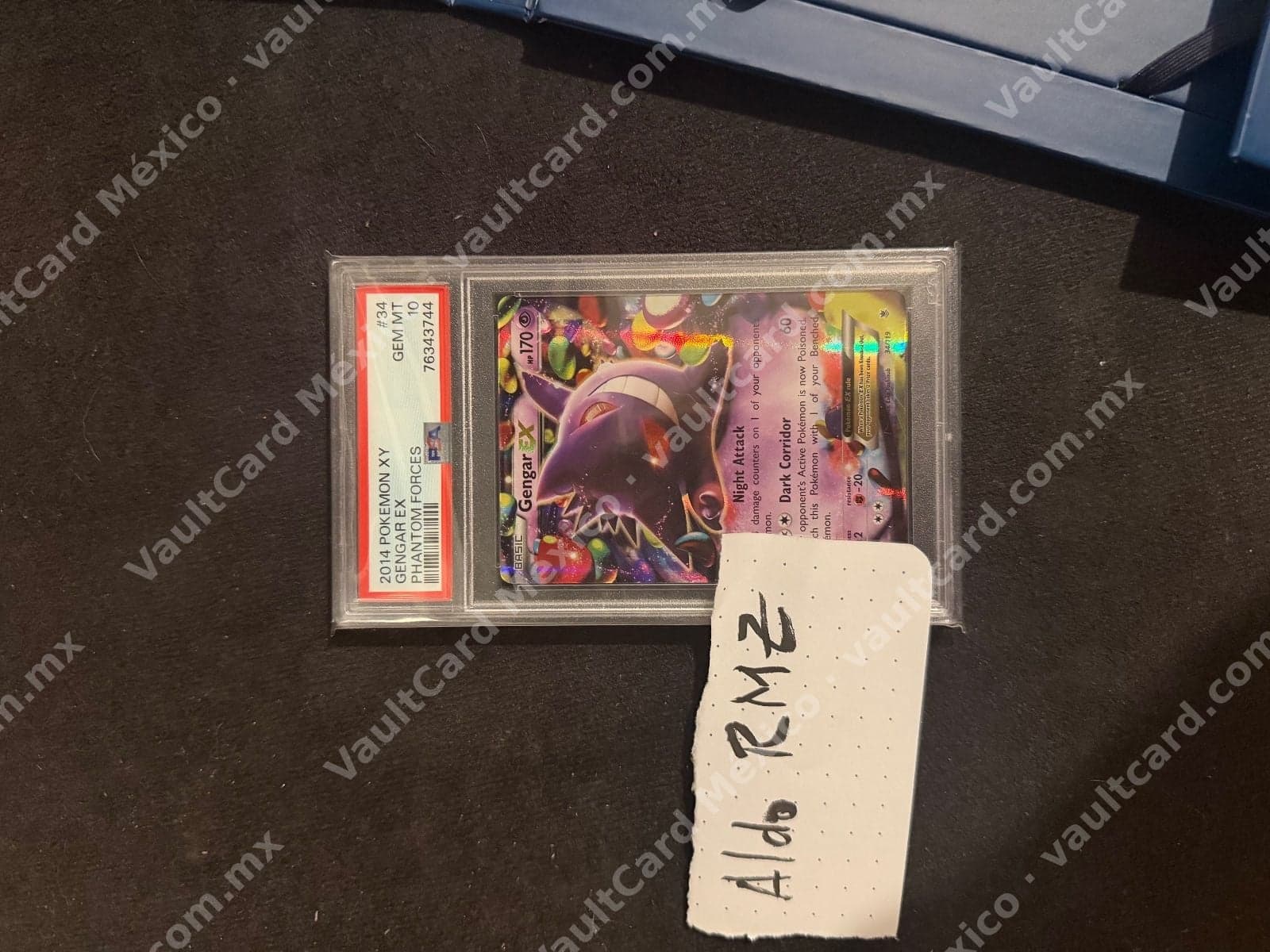 Gengar Ex #34 Phantom Forces PSA 10