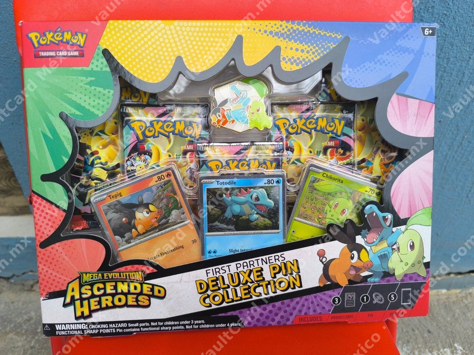 Pokémon TCG Mega Evolution Ascended Heroes - First Partners Deluxe Pin Collection (Inglés)