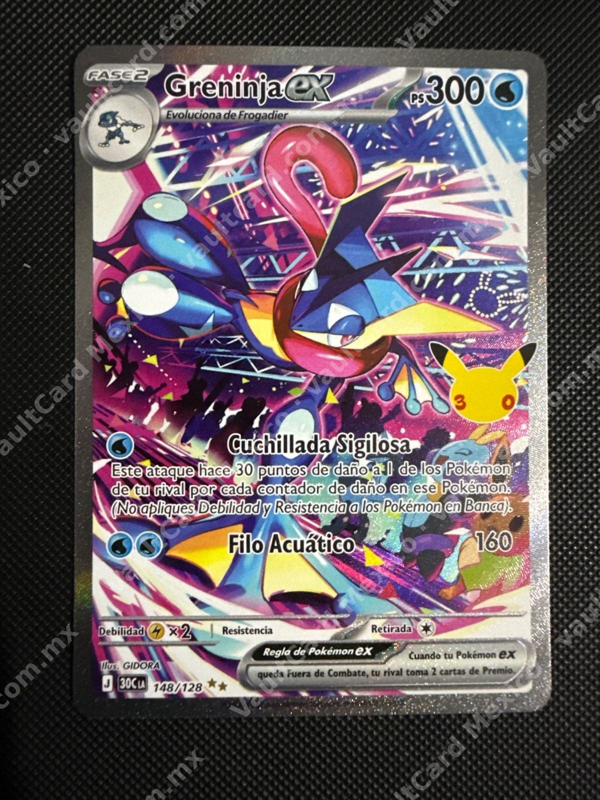 Greninja ex 148/128 Full Art - (LA) Español