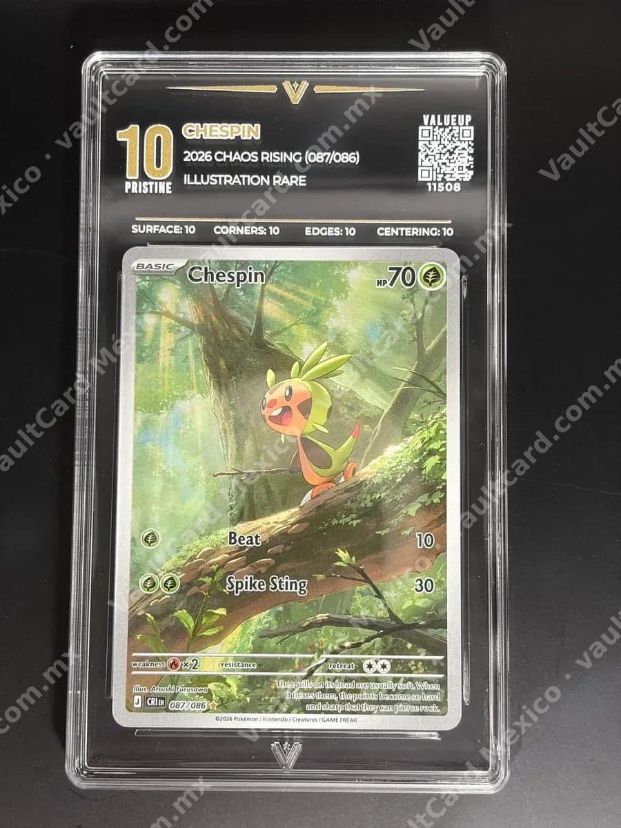 Chespin 087/086 - Chaos Rising (CRI) Inglés - ValueUp 10 Pristine