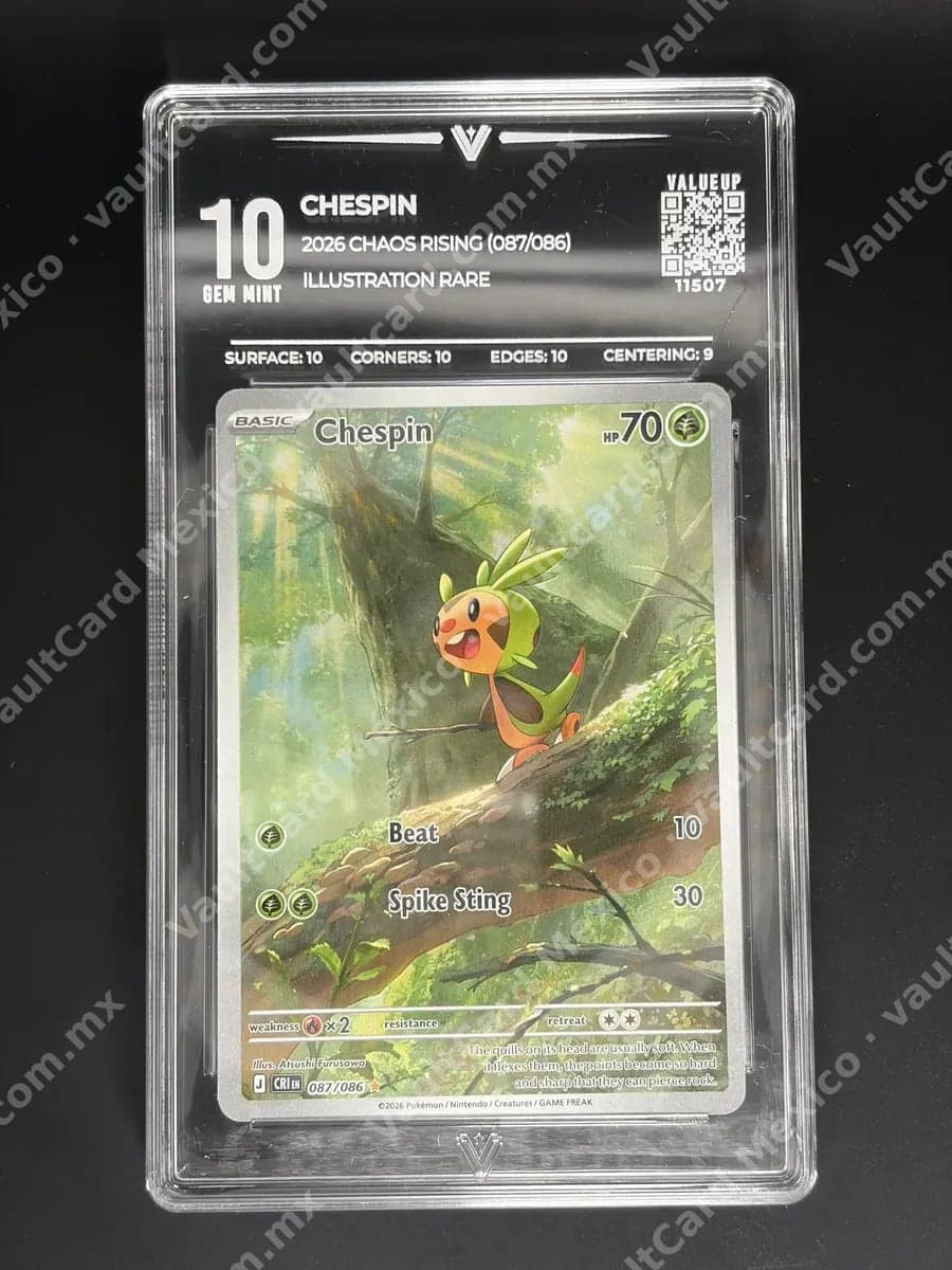 Chespin 087/086 - Chaos Rising (CRI) Inglés - ValueUp 10 Gem Mint