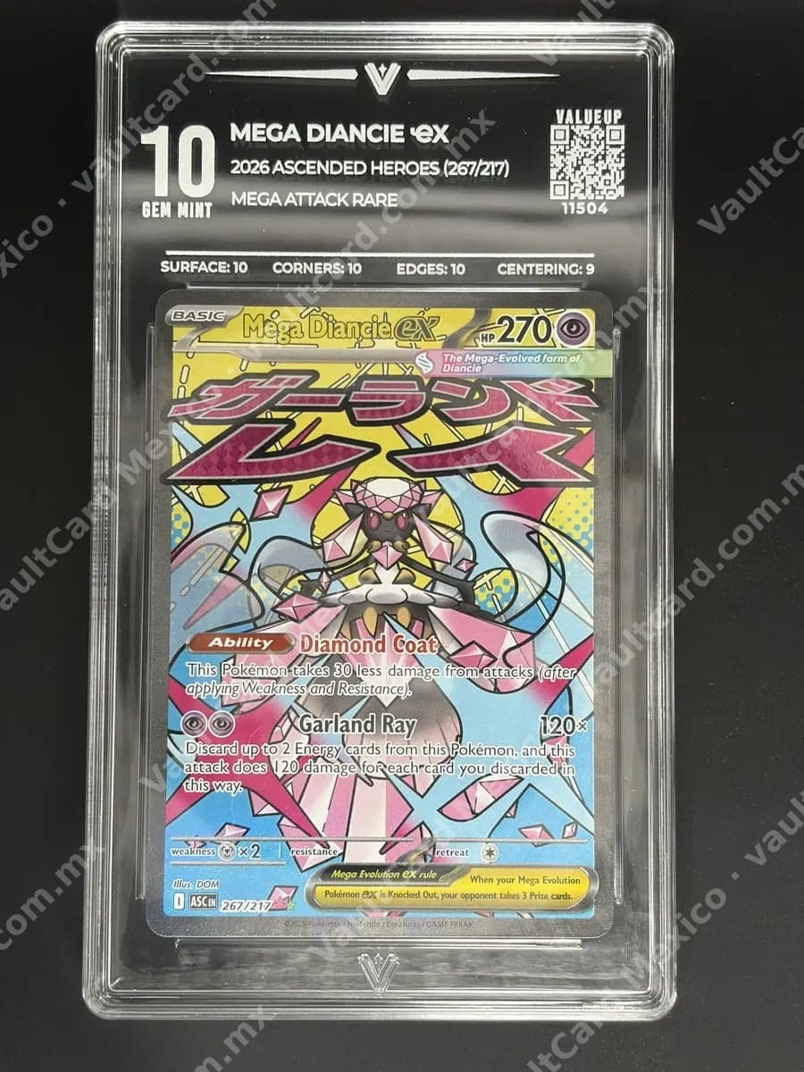 Mega Diancie ex 267/217 - Ascended Heroes (ASC) Inglés - VALUEUP 10 Gem Mint