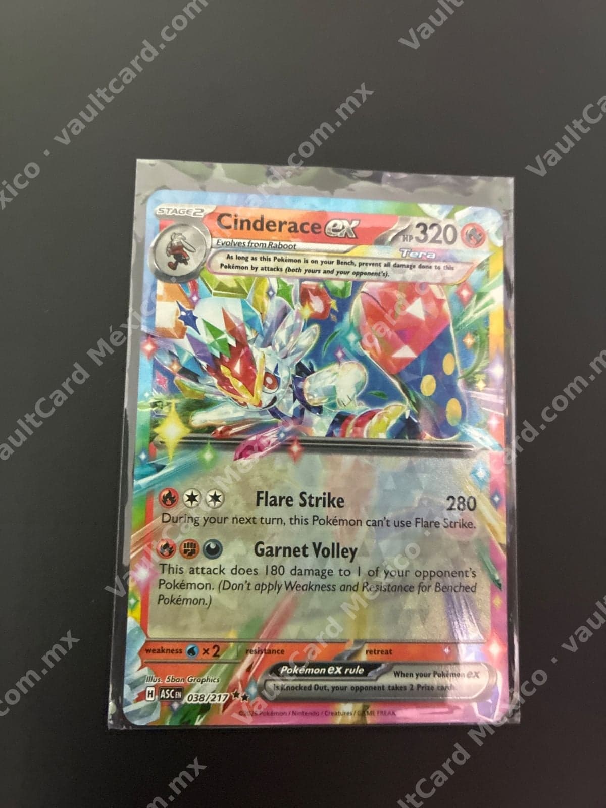 Cinderace ex 038/217 - (ASC) Inglés
