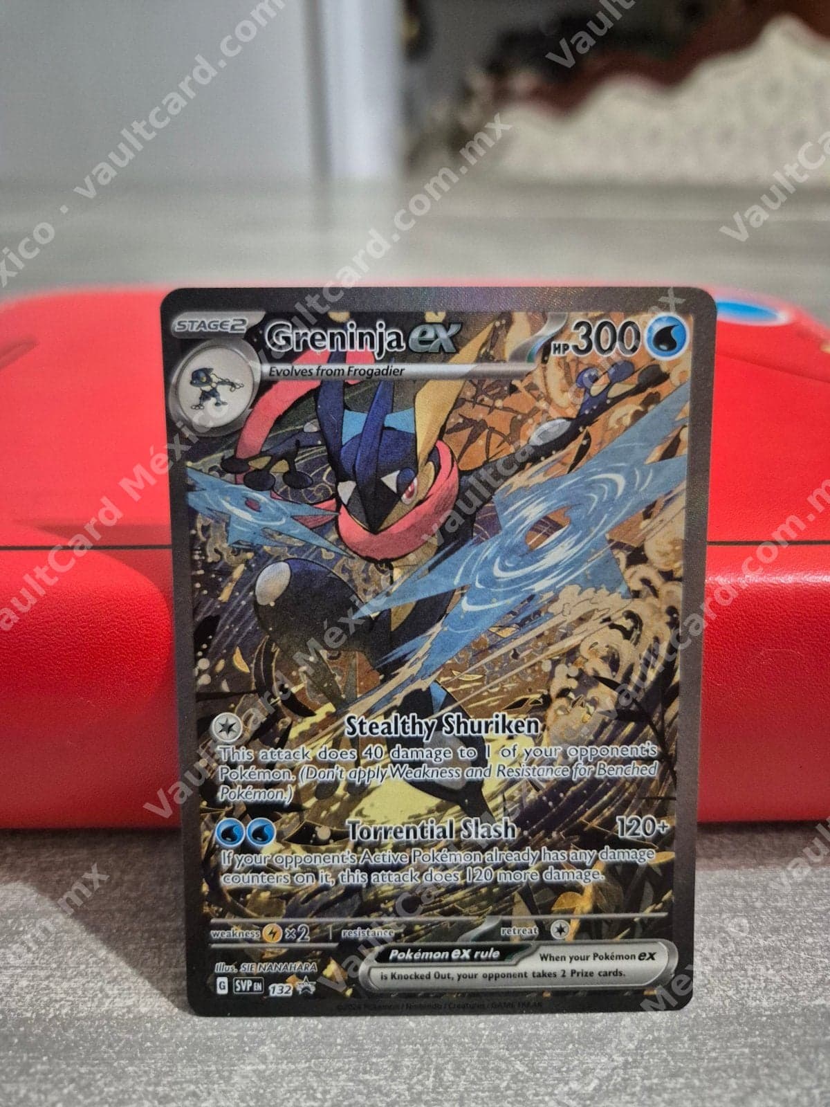 Greninja ex 132 - Promo SVP Inglés (Full Art)