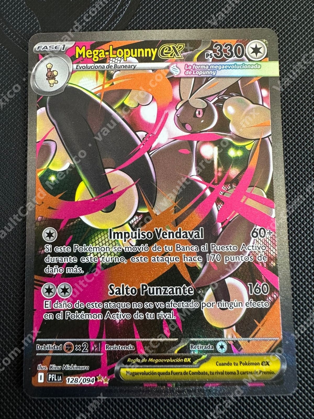 Mega-Lopunny ex 128/094 - (PFL) Español Full Art — foto 1