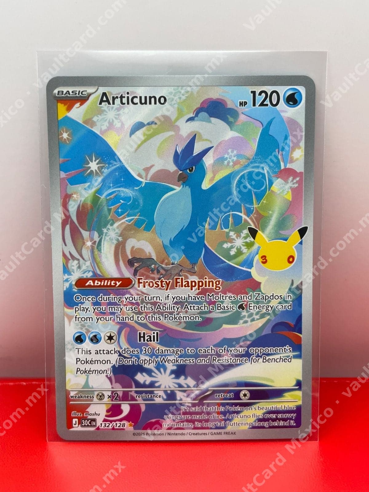 Articuno 132/128 - Illustration Rare (30C) Inglés