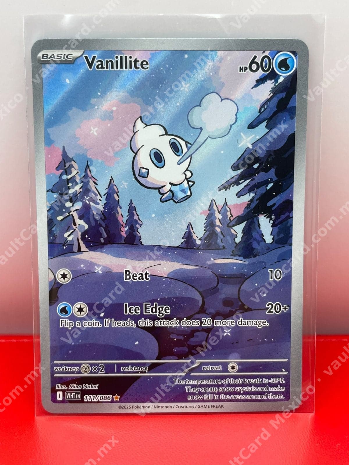 Vanillite 111/086 - (WHT) Inglés - Illustration Rare