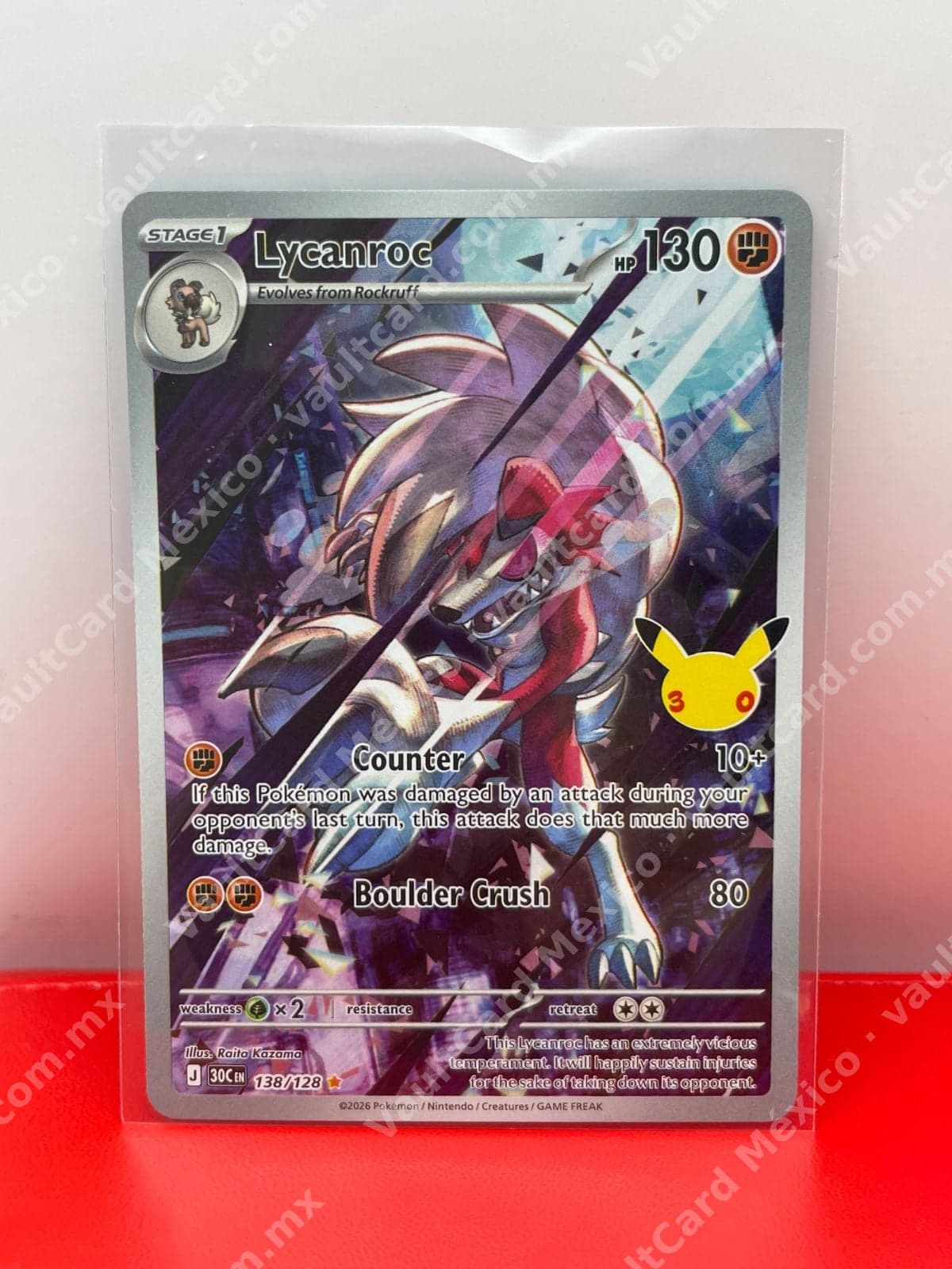 Lycanroc 138/128 - Illustration Rare (30C) Inglés