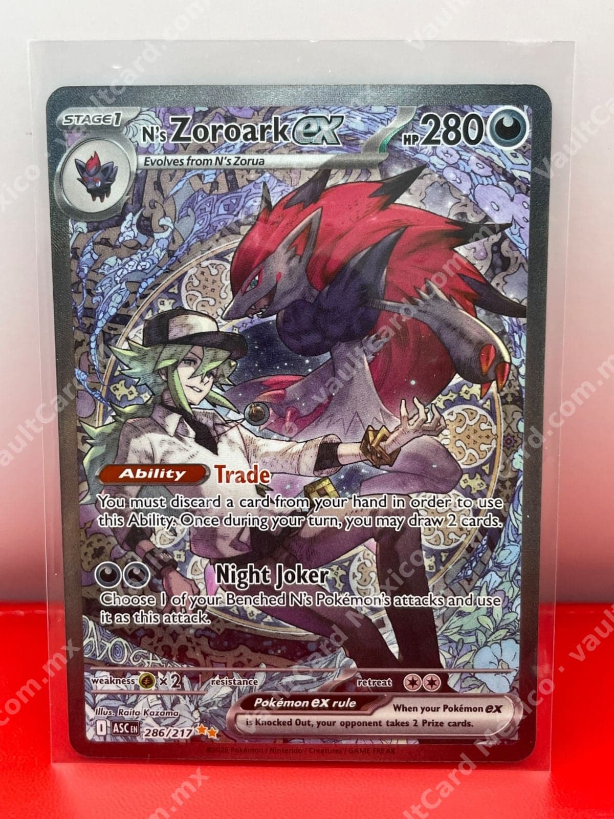 N's Zoroark ex 286/217 - (ASC) Inglés - Special Illustration Rare