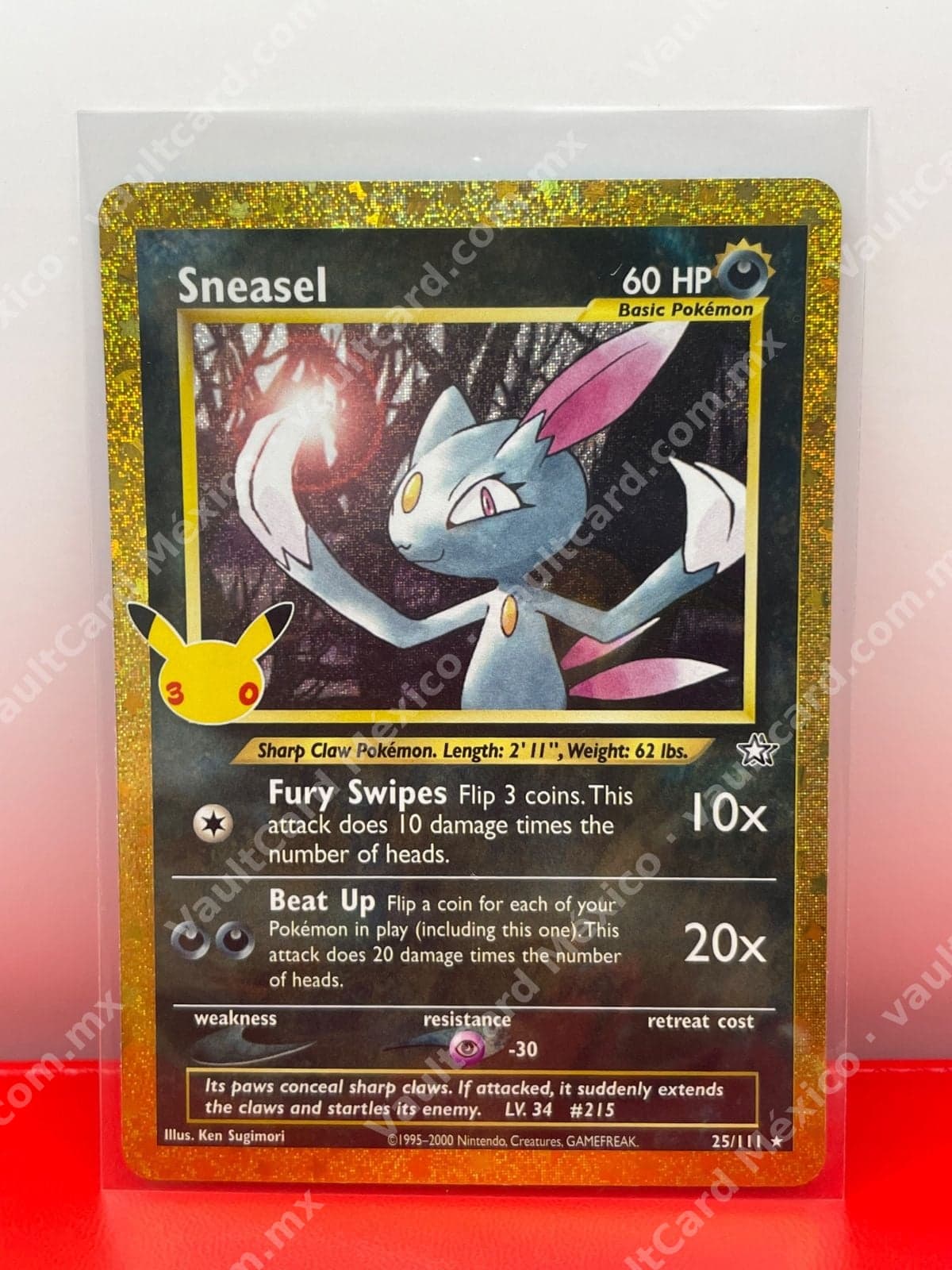 30th Celebration Sneasel 25/111 - Classic Collection Inglés