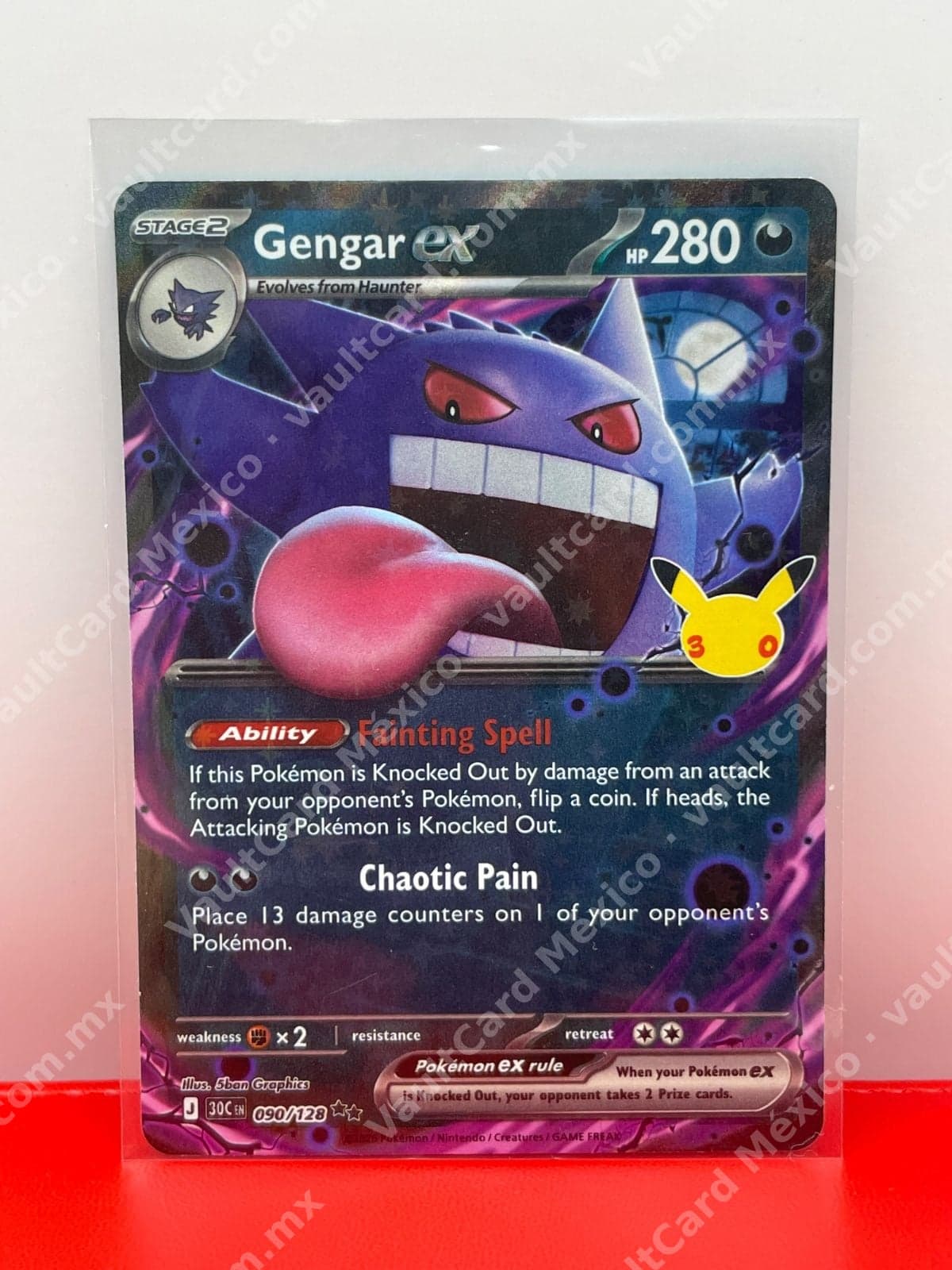 30th Celebration Gengar ex 090/128 - Inglés