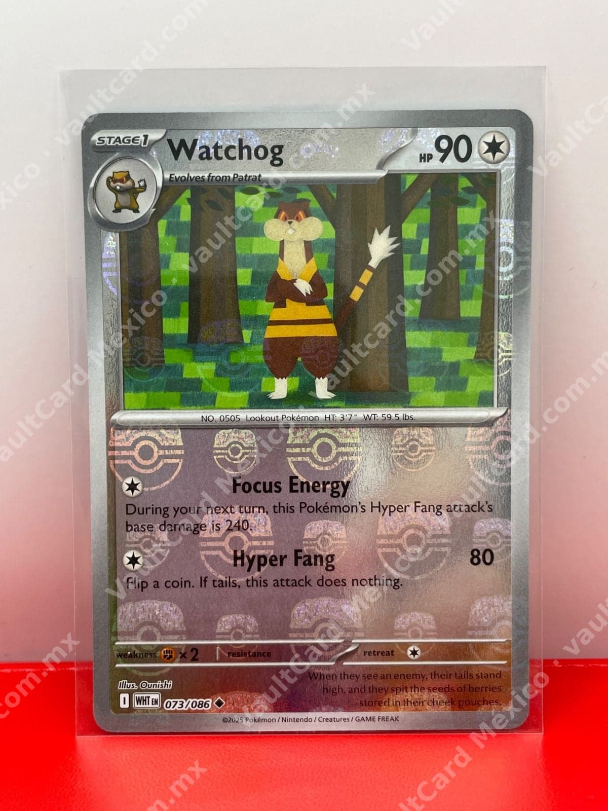 Watchog 073/086 (Master Ball Pattern) - (WHT) Inglés