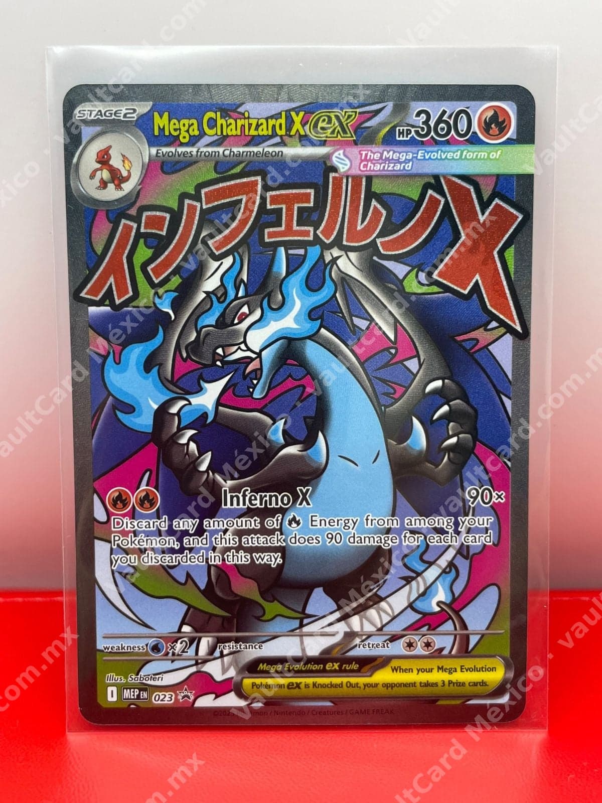 Mega Charizard X ex 023 - Promo (MEP) Inglés