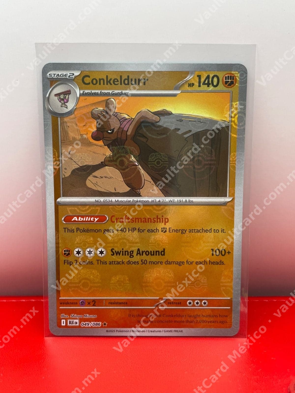 Conkeldurr (Master Ball Pattern) 049/086 - (BLK) Inglés