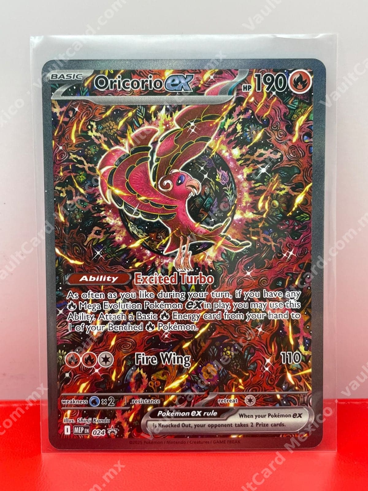 Oricorio ex 024 - Promo (MEP) Inglés Full Art