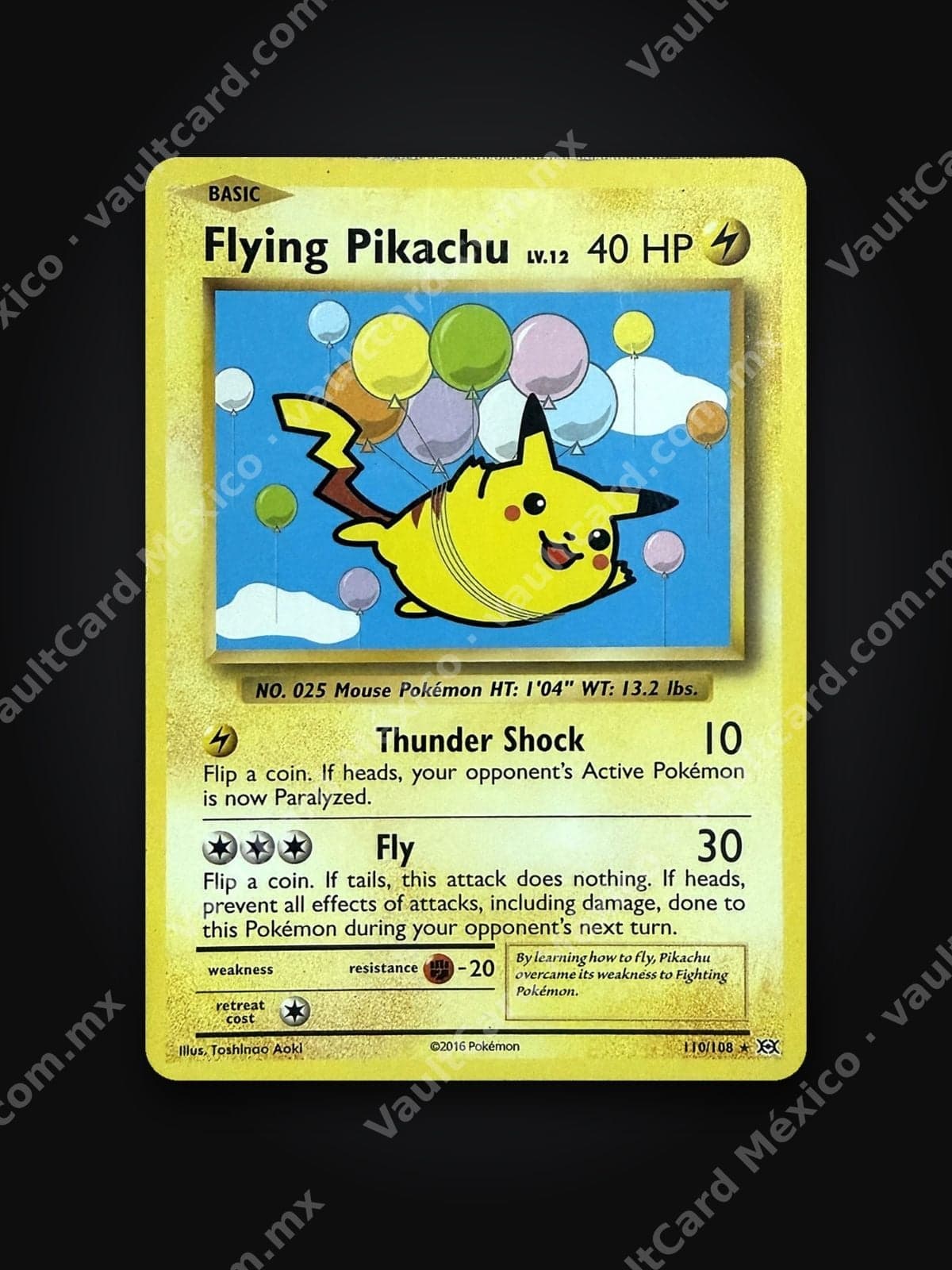 Flying Pikachu 110/108 - Evolutions (EVO) Inglés Secret Rare