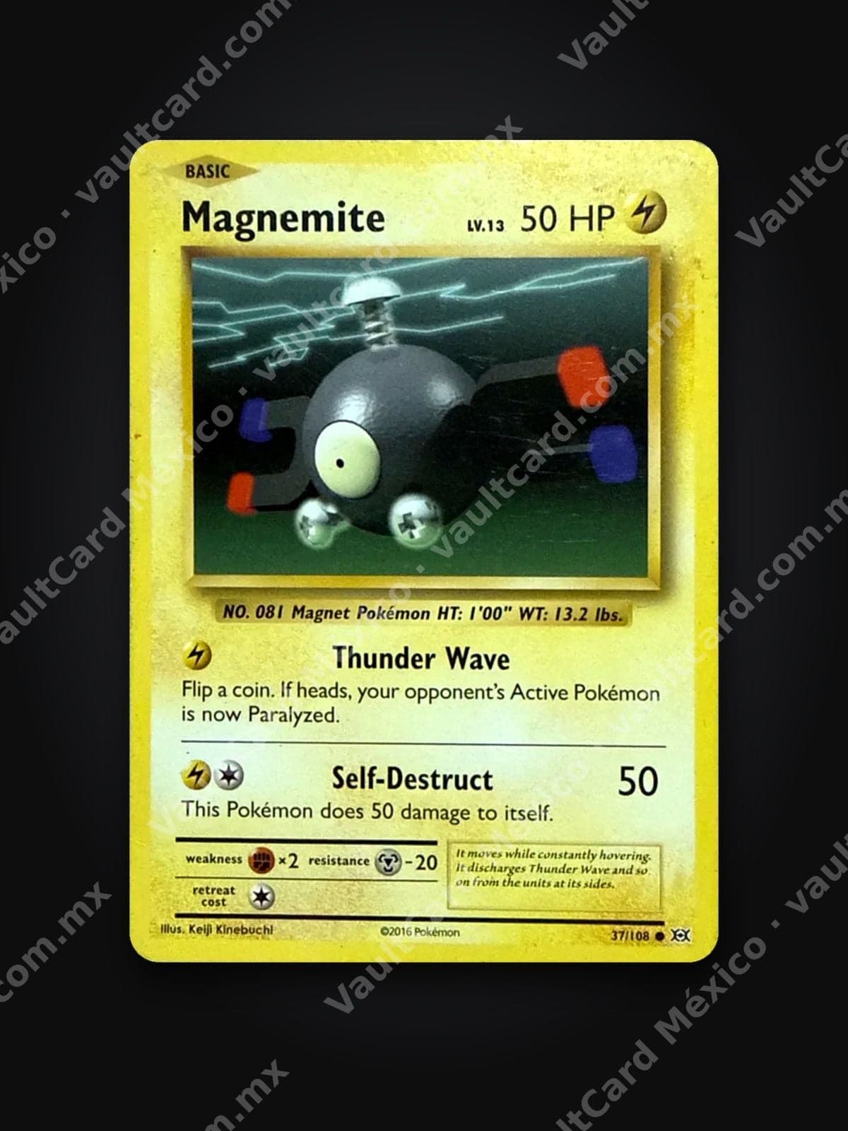 Magnemite 37/108 - XY Evolutions Inglés