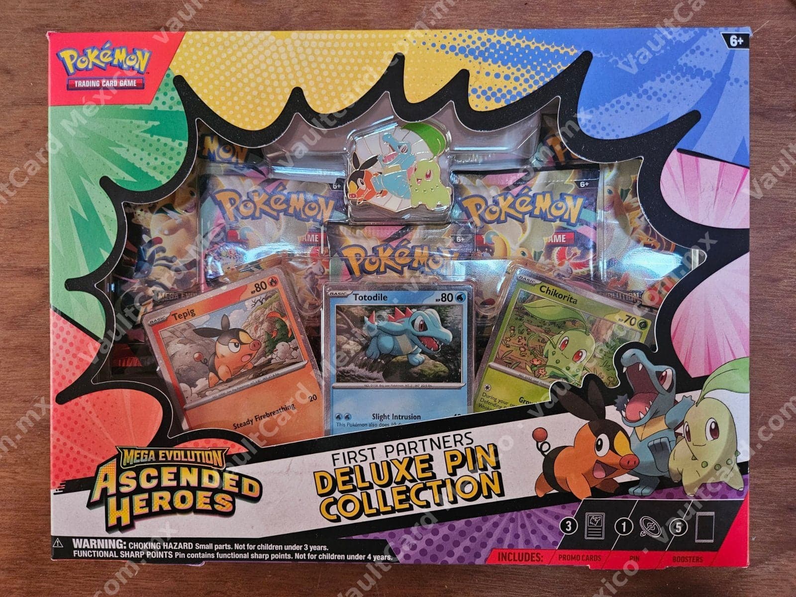 Pokémon TCG Mega Evolution Ascended Heroes - First Partners Deluxe Pin Collection (Inglés)