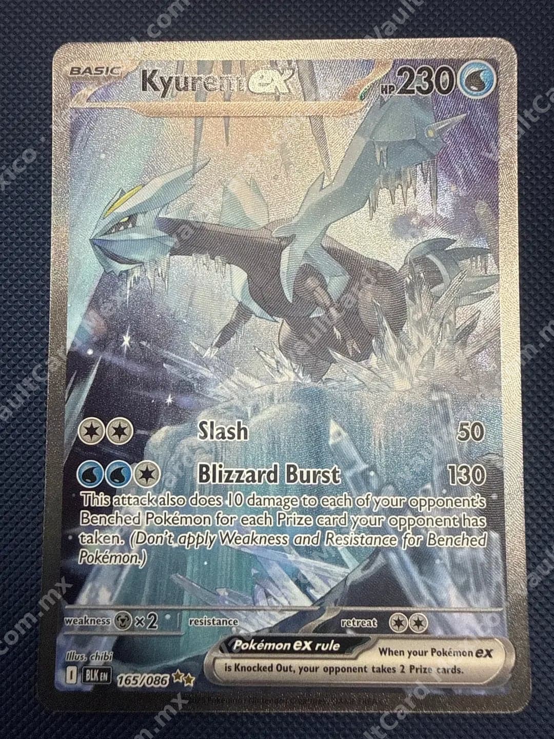 Kyurem ex 165/086 - (BLK) Inglés Special Illustration Rare