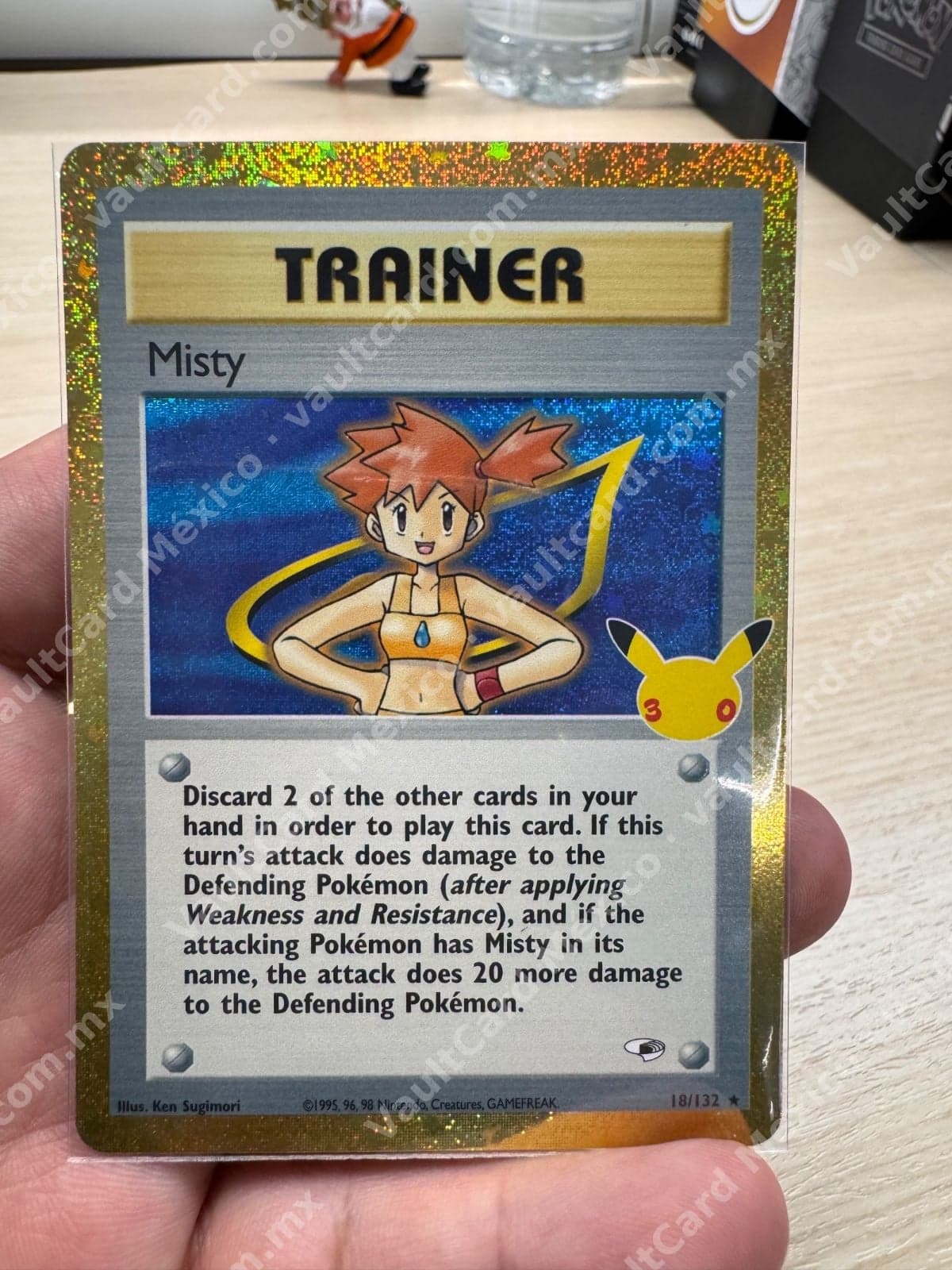 Lote de 3 cartas Pokémon TCG del 30 Aniversario en inglés.