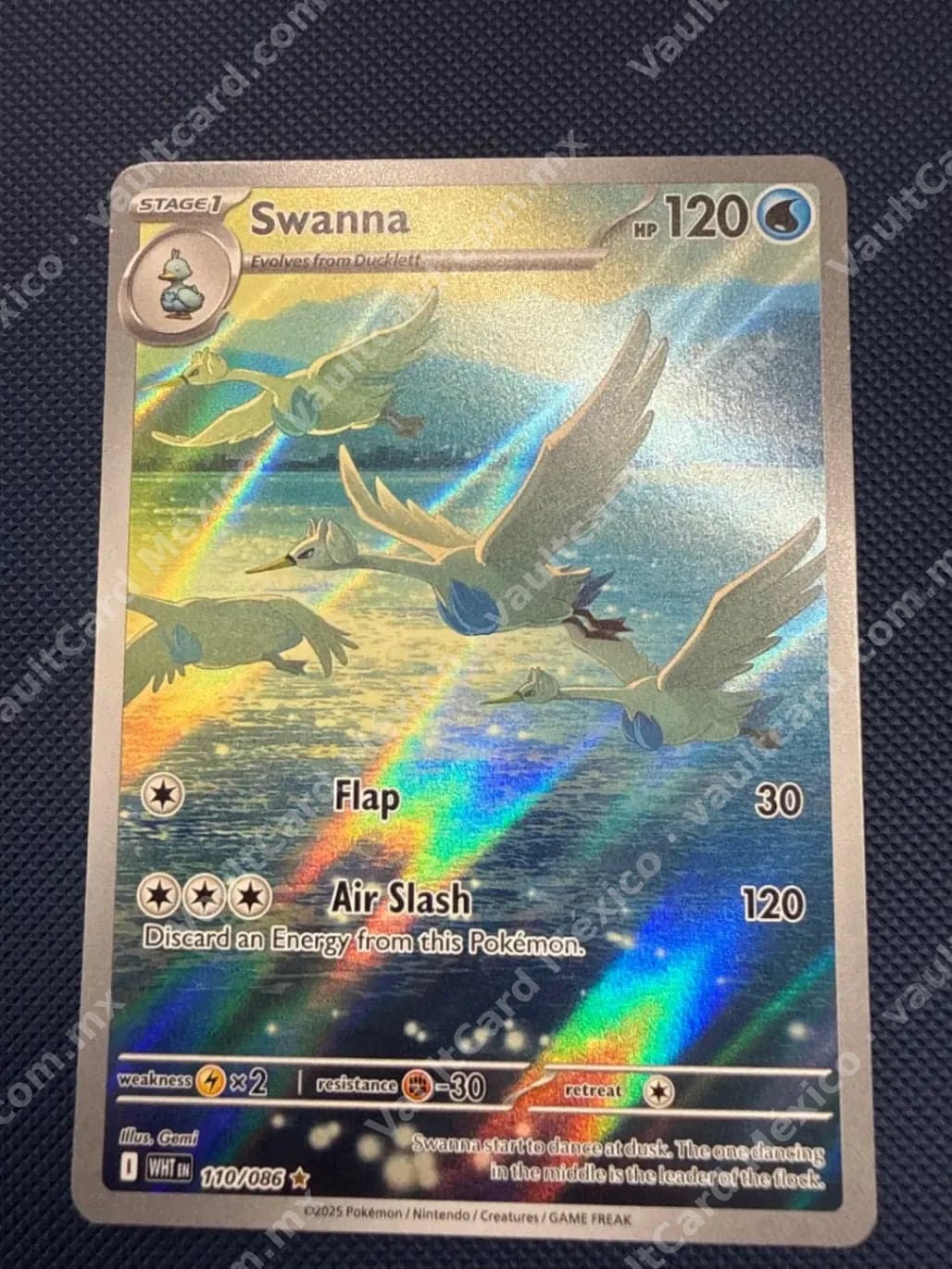 Swanna 110/086 - (WHT) Inglés - Illustration Rare