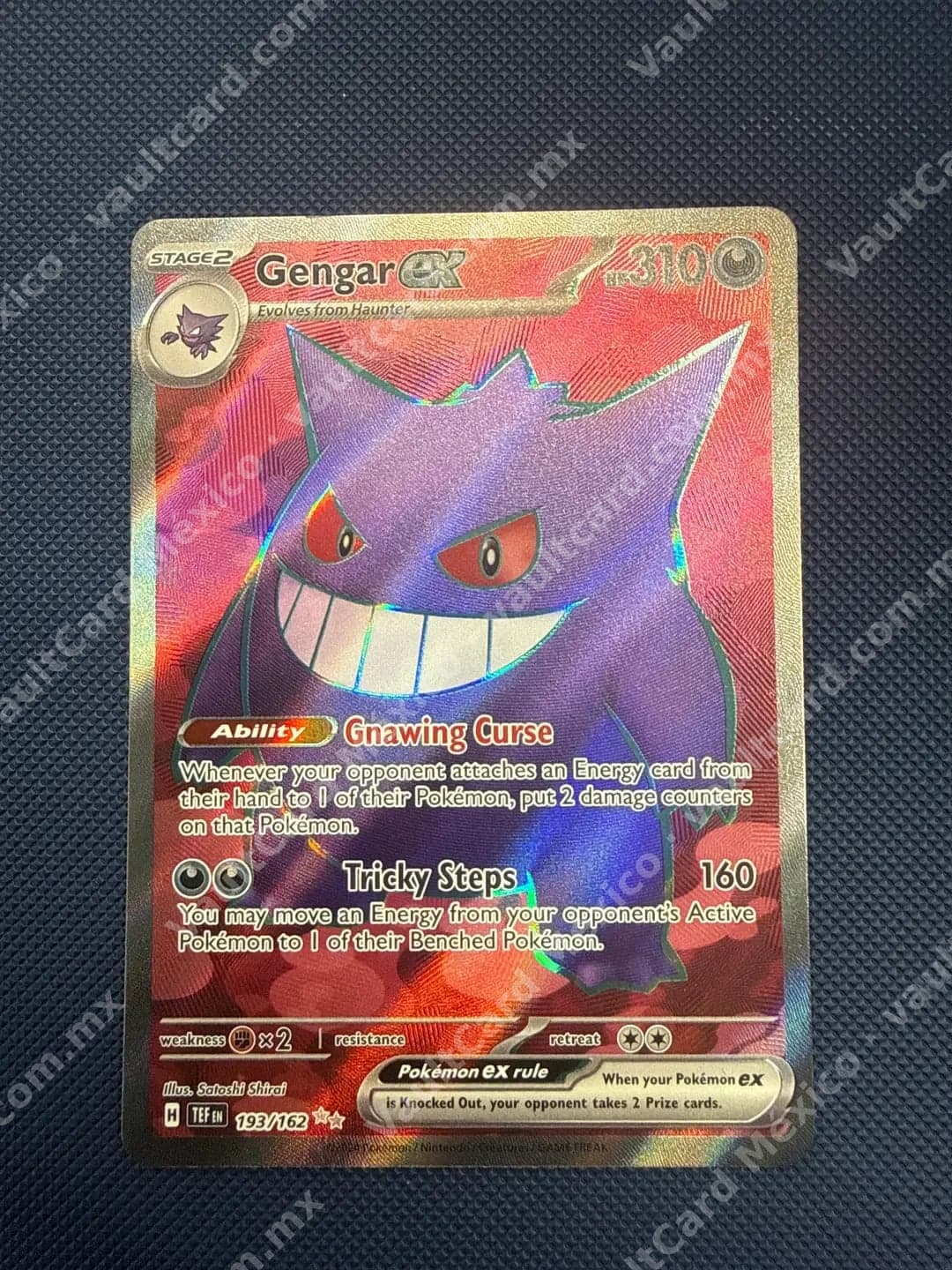 Gengar ex 193/162 - Temporal Forces (TEF) Inglés Special Illustration Rare