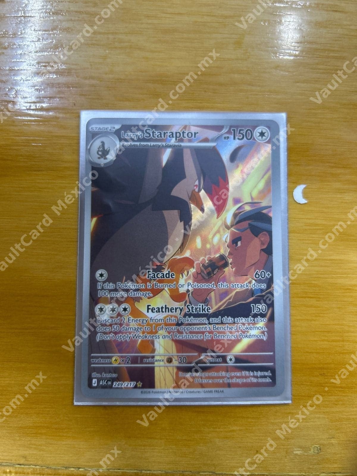 Larry's Staraptor 249/217 - (ASC) Inglés Full Art — foto 1