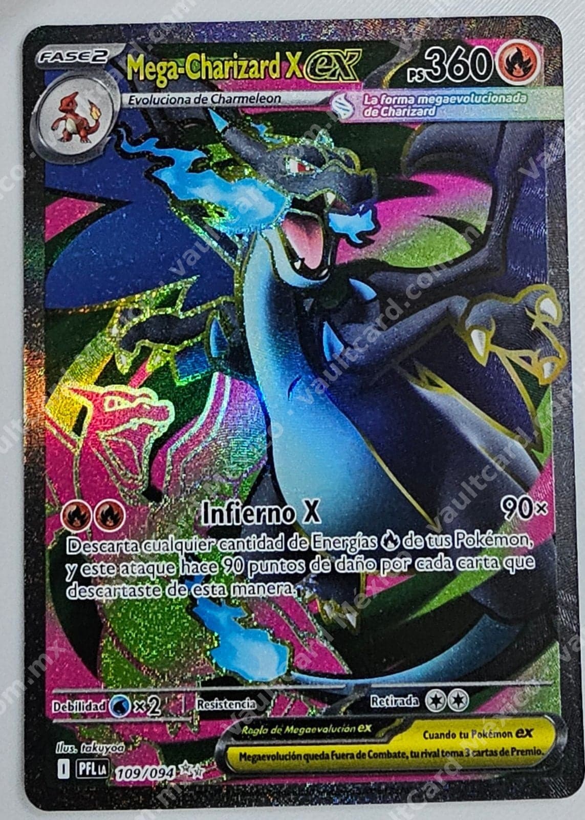 Mega-Charizard X ex 109/094 - (PFL) Español Full Art