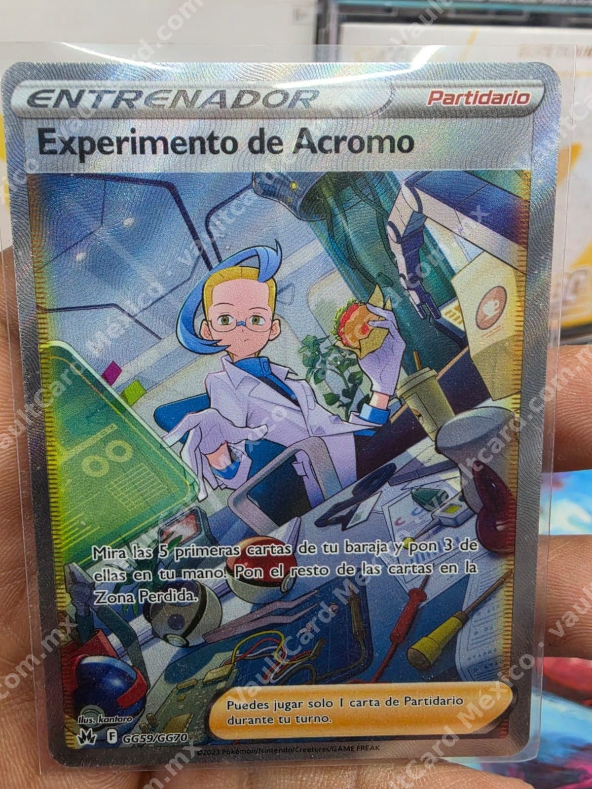 Experimento de Acromo GG59/GG70 - Crown Zenith Galarian Gallery Español Full Art
